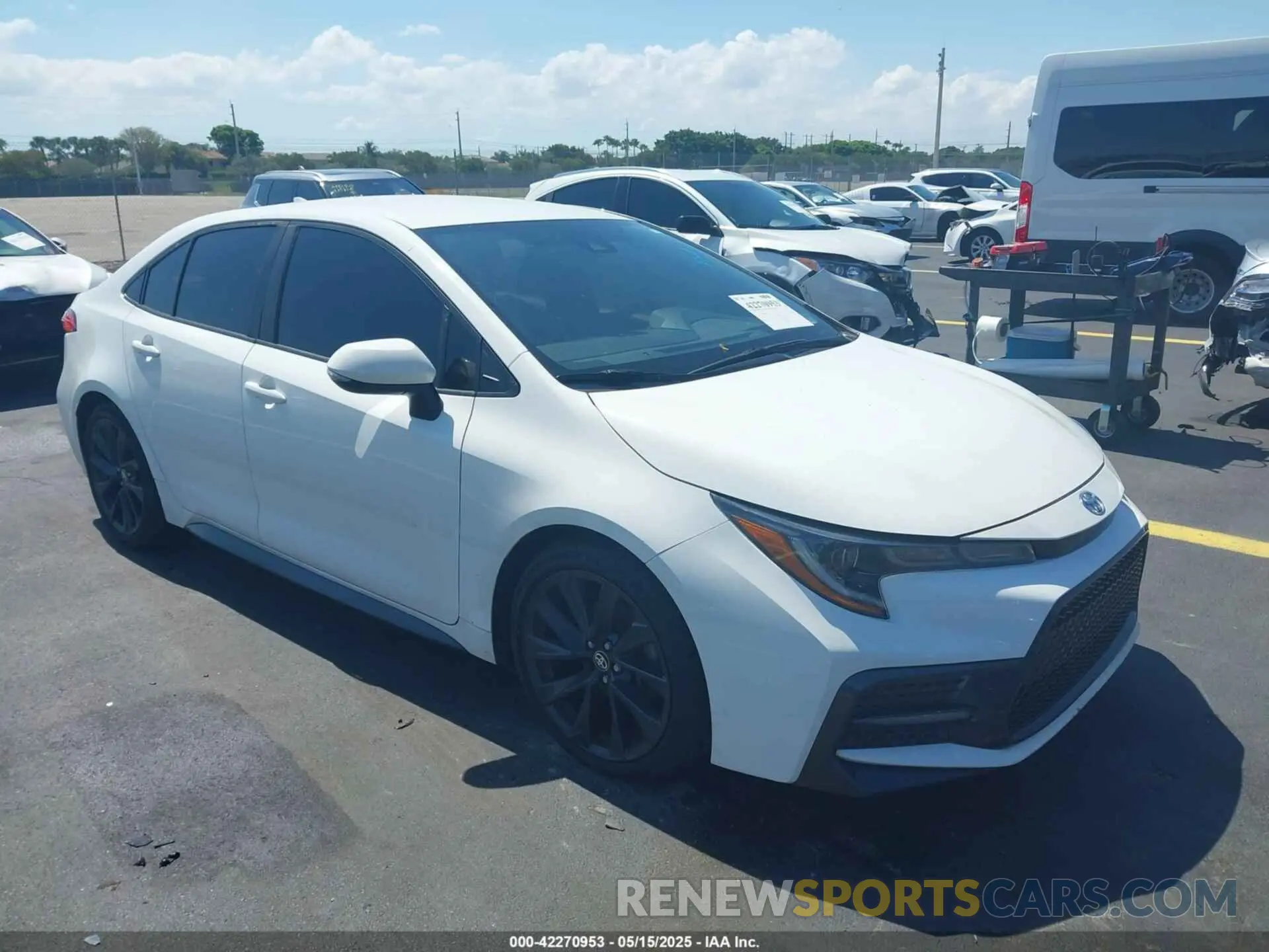 1 Photograph of a damaged car JTDS4MCE5N3504691 TOYOTA COROLLA 2022