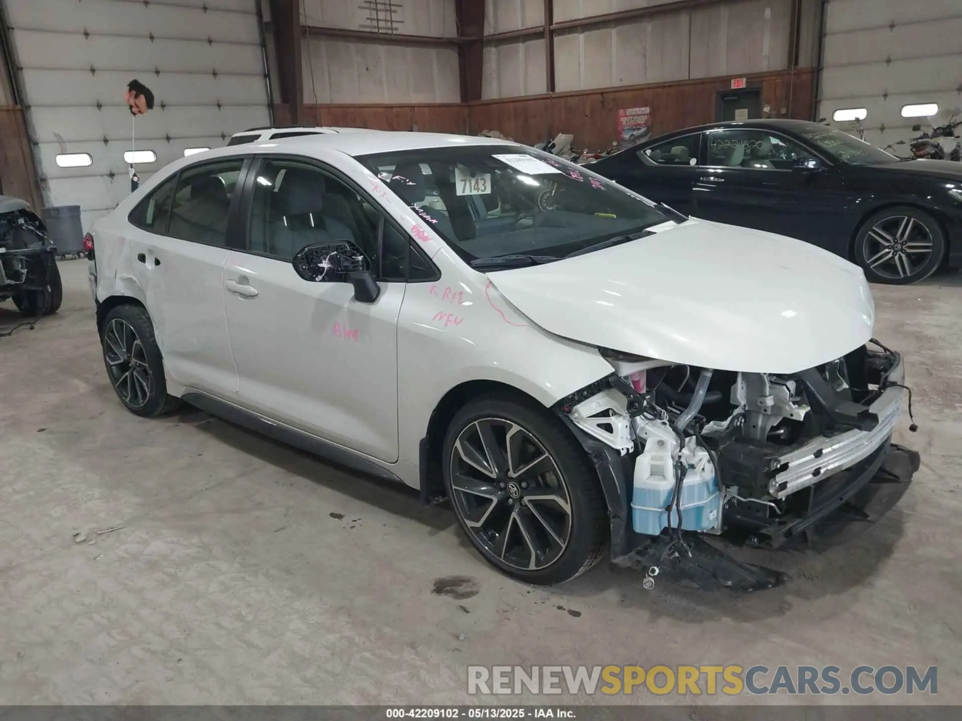 1 Photograph of a damaged car JTDS4MCE5N3509566 TOYOTA COROLLA 2022