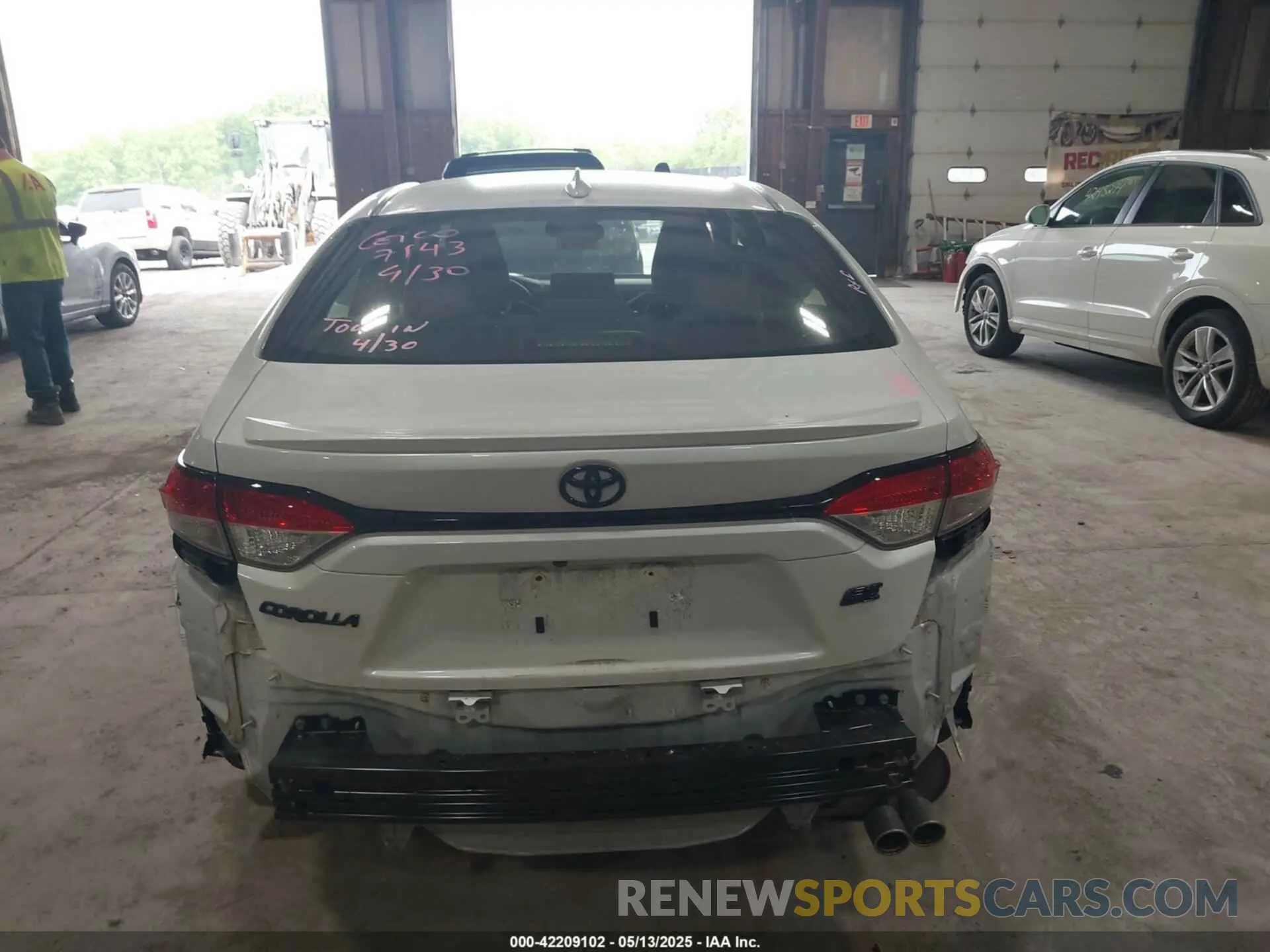 16 Photograph of a damaged car JTDS4MCE5N3509566 TOYOTA COROLLA 2022