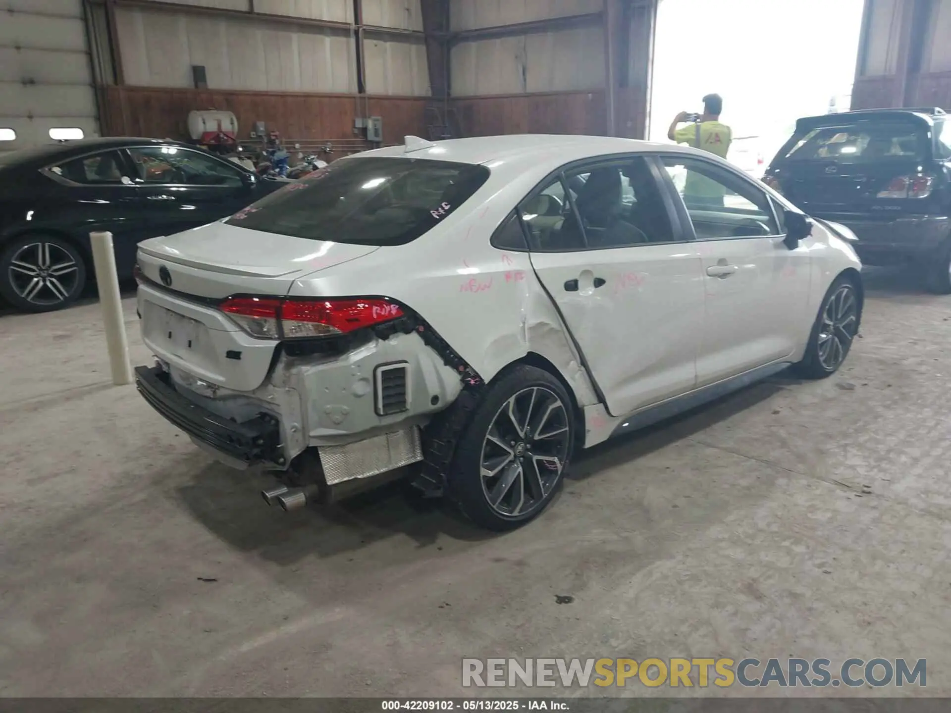 4 Photograph of a damaged car JTDS4MCE5N3509566 TOYOTA COROLLA 2022