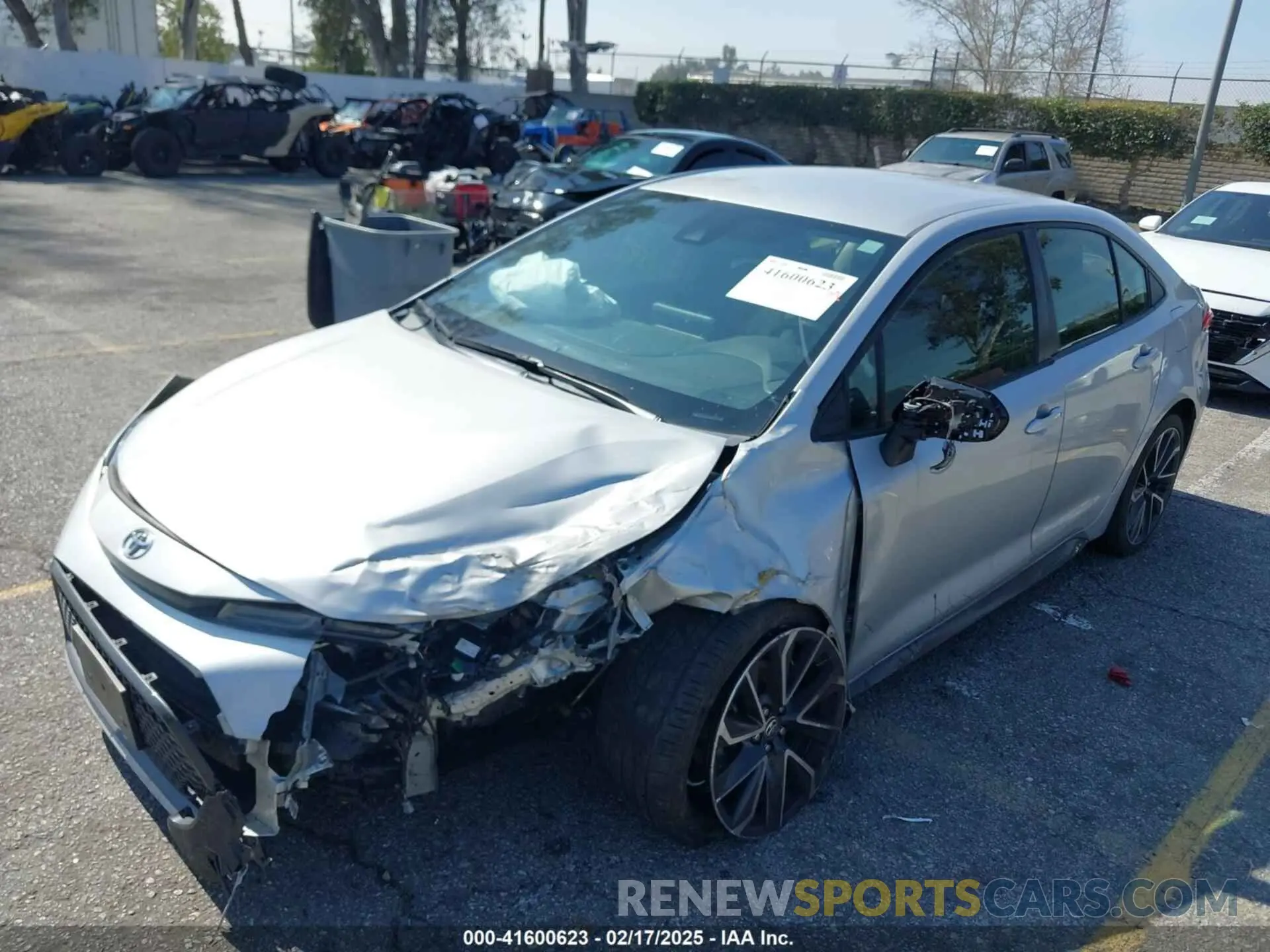 2 Photograph of a damaged car JTDS4MCE5NJ081154 TOYOTA COROLLA 2022