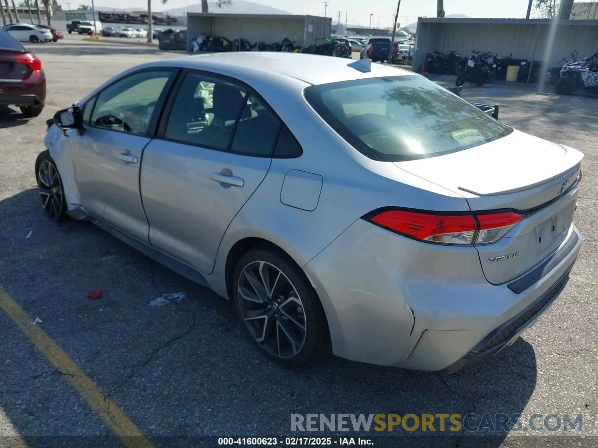3 Photograph of a damaged car JTDS4MCE5NJ081154 TOYOTA COROLLA 2022