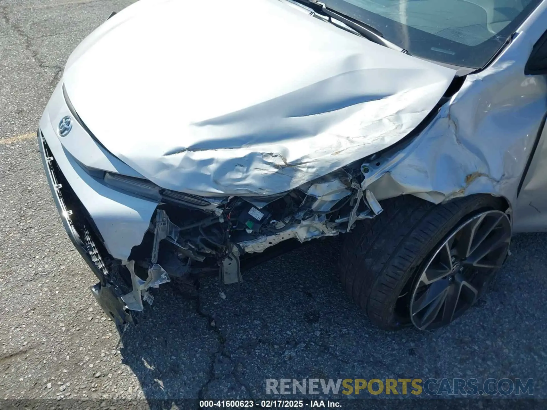 6 Photograph of a damaged car JTDS4MCE5NJ081154 TOYOTA COROLLA 2022
