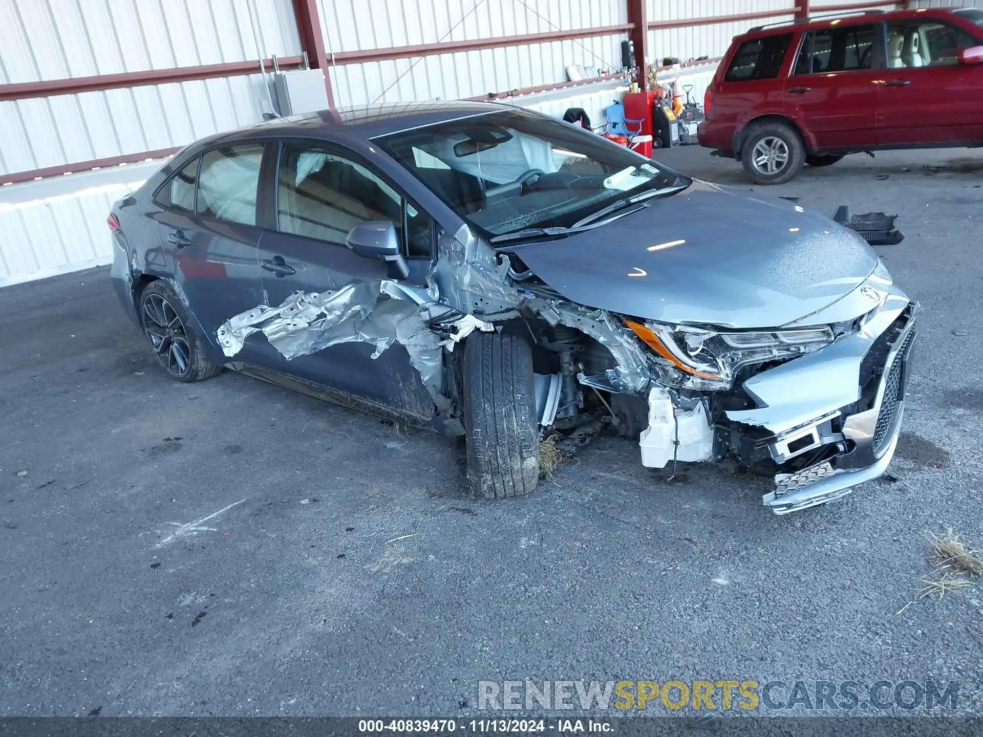1 Photograph of a damaged car JTDS4MCE5NJ084121 TOYOTA COROLLA 2022