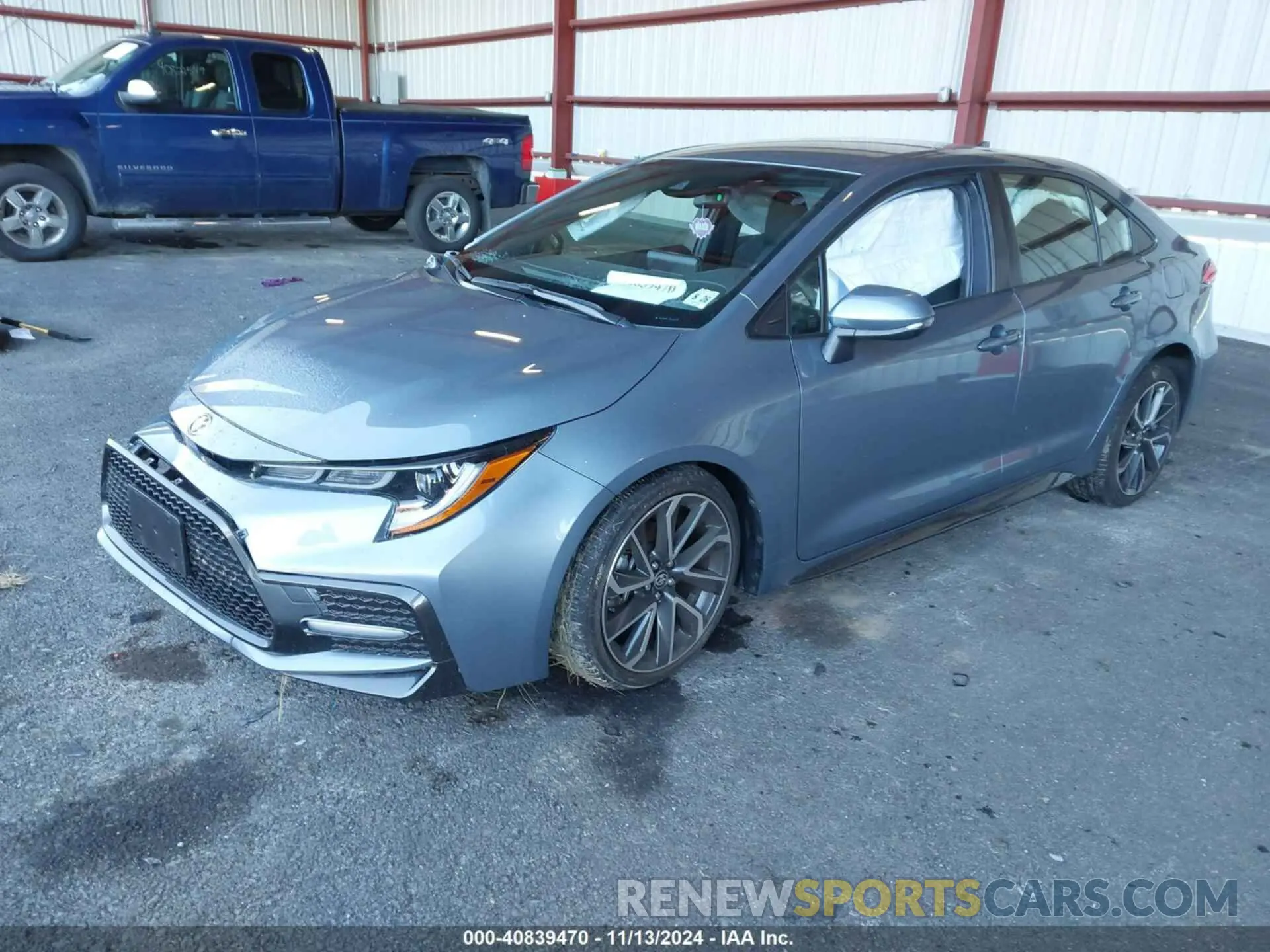 2 Photograph of a damaged car JTDS4MCE5NJ084121 TOYOTA COROLLA 2022
