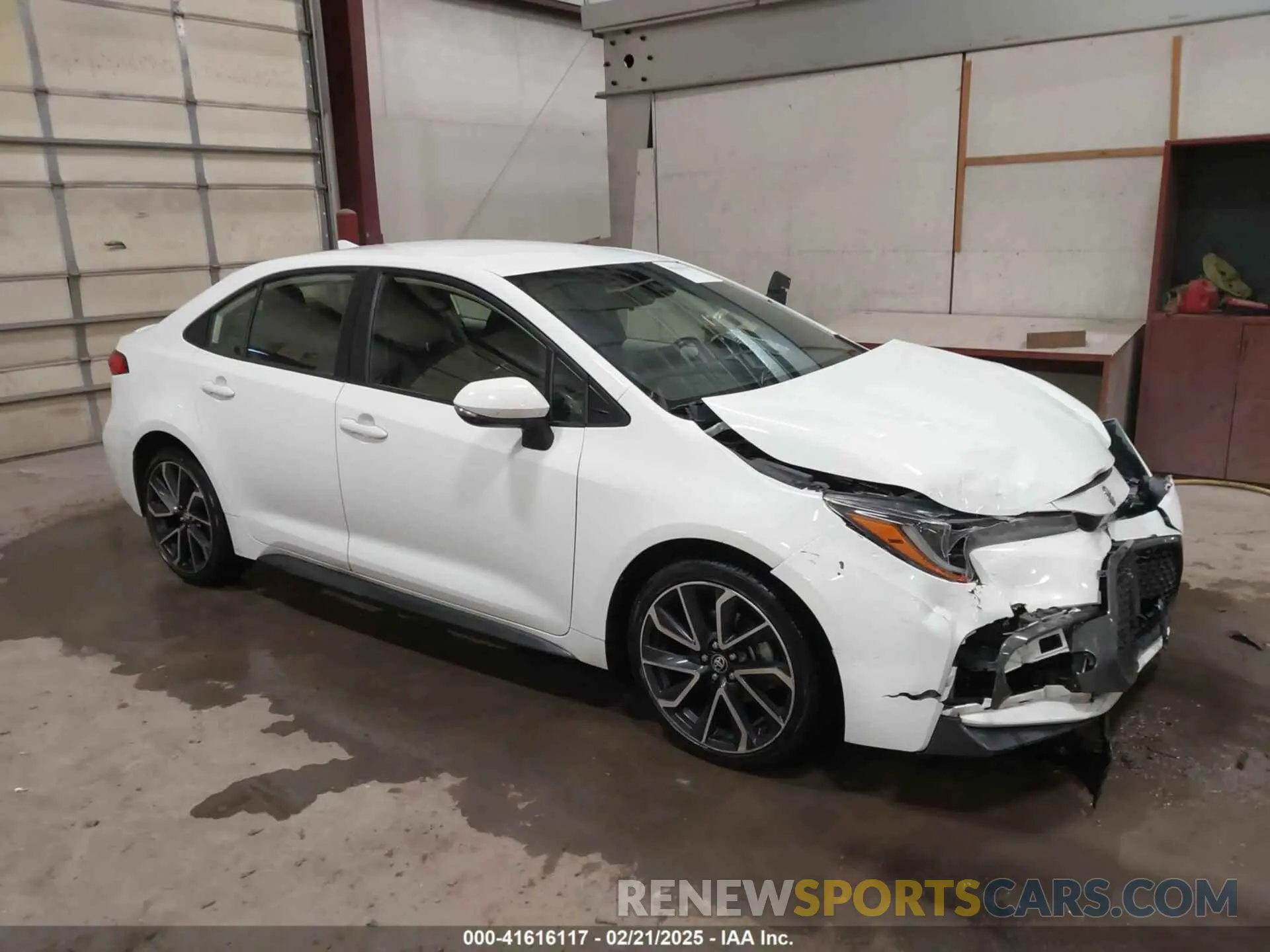 1 Photograph of a damaged car JTDS4MCE5NJ085155 TOYOTA COROLLA 2022