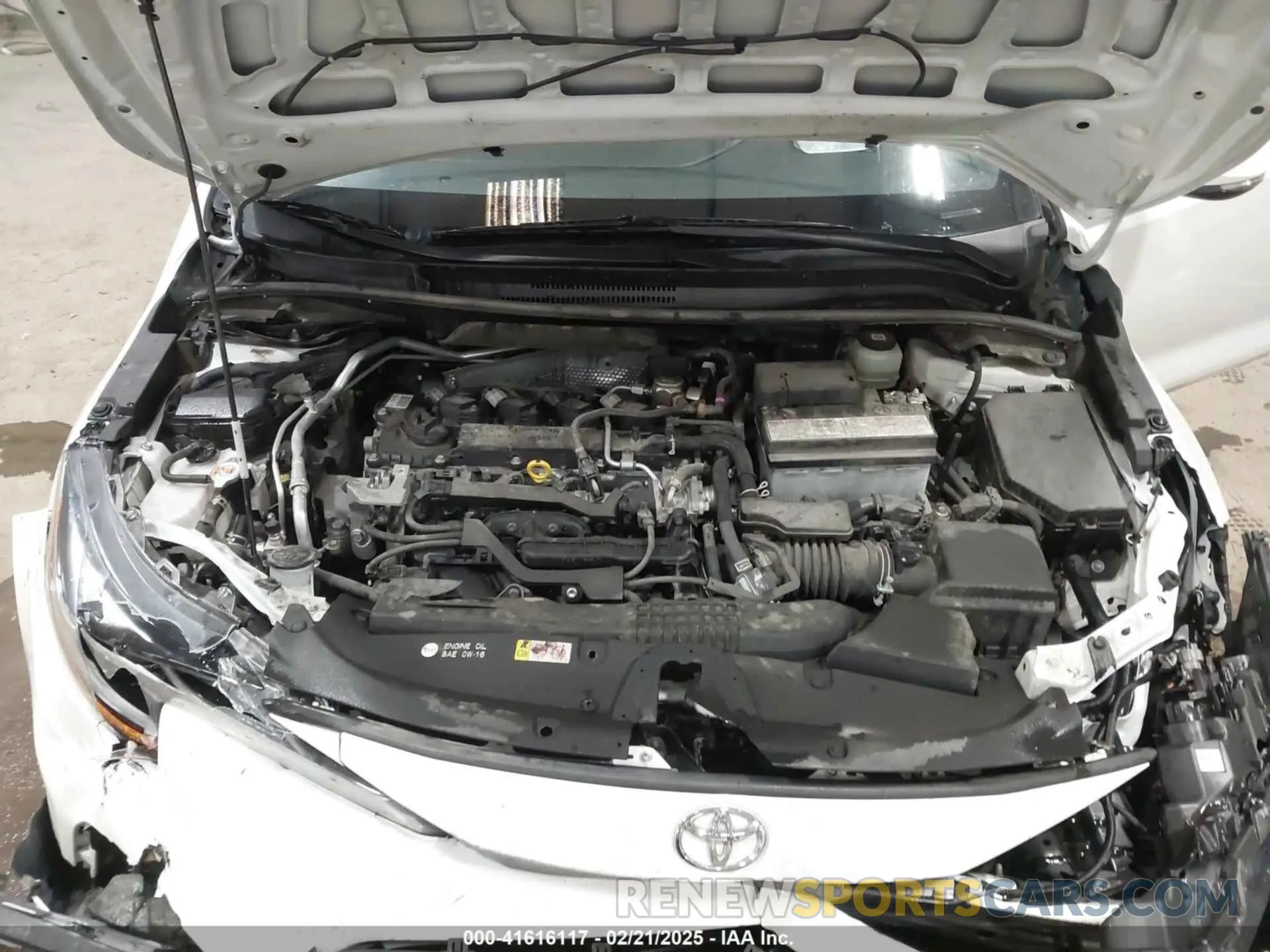 10 Photograph of a damaged car JTDS4MCE5NJ085155 TOYOTA COROLLA 2022