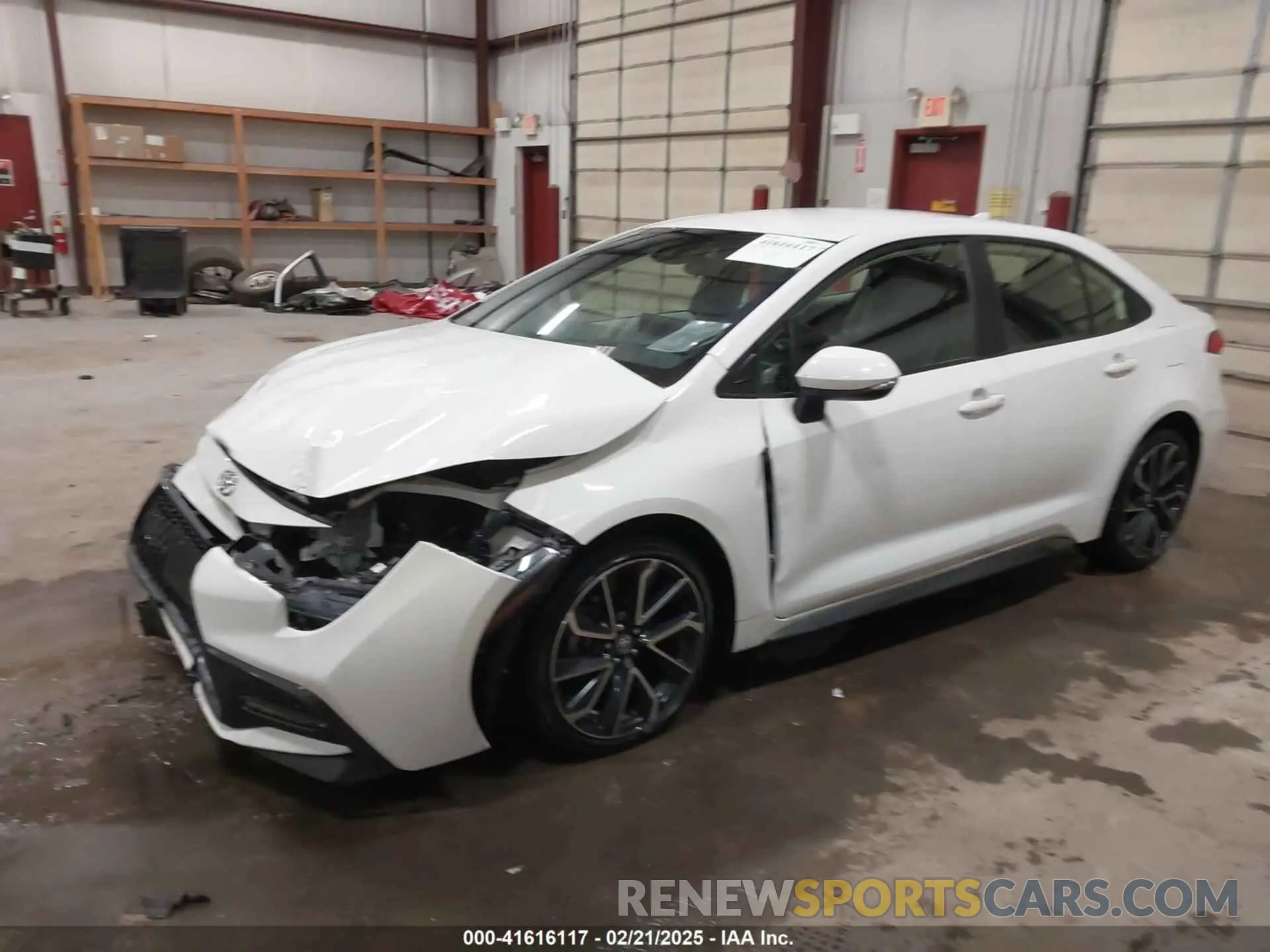 2 Photograph of a damaged car JTDS4MCE5NJ085155 TOYOTA COROLLA 2022