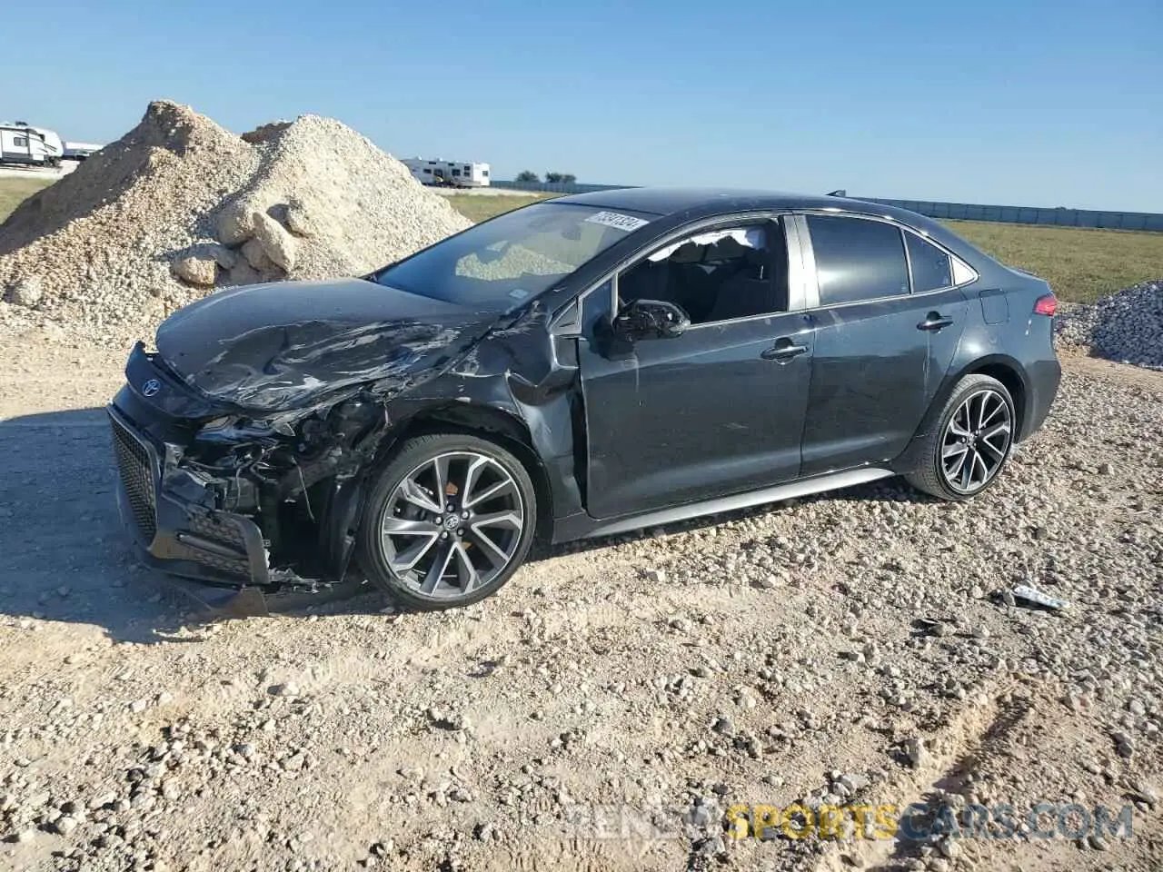 1 Photograph of a damaged car JTDS4MCE5NJ091358 TOYOTA COROLLA 2022