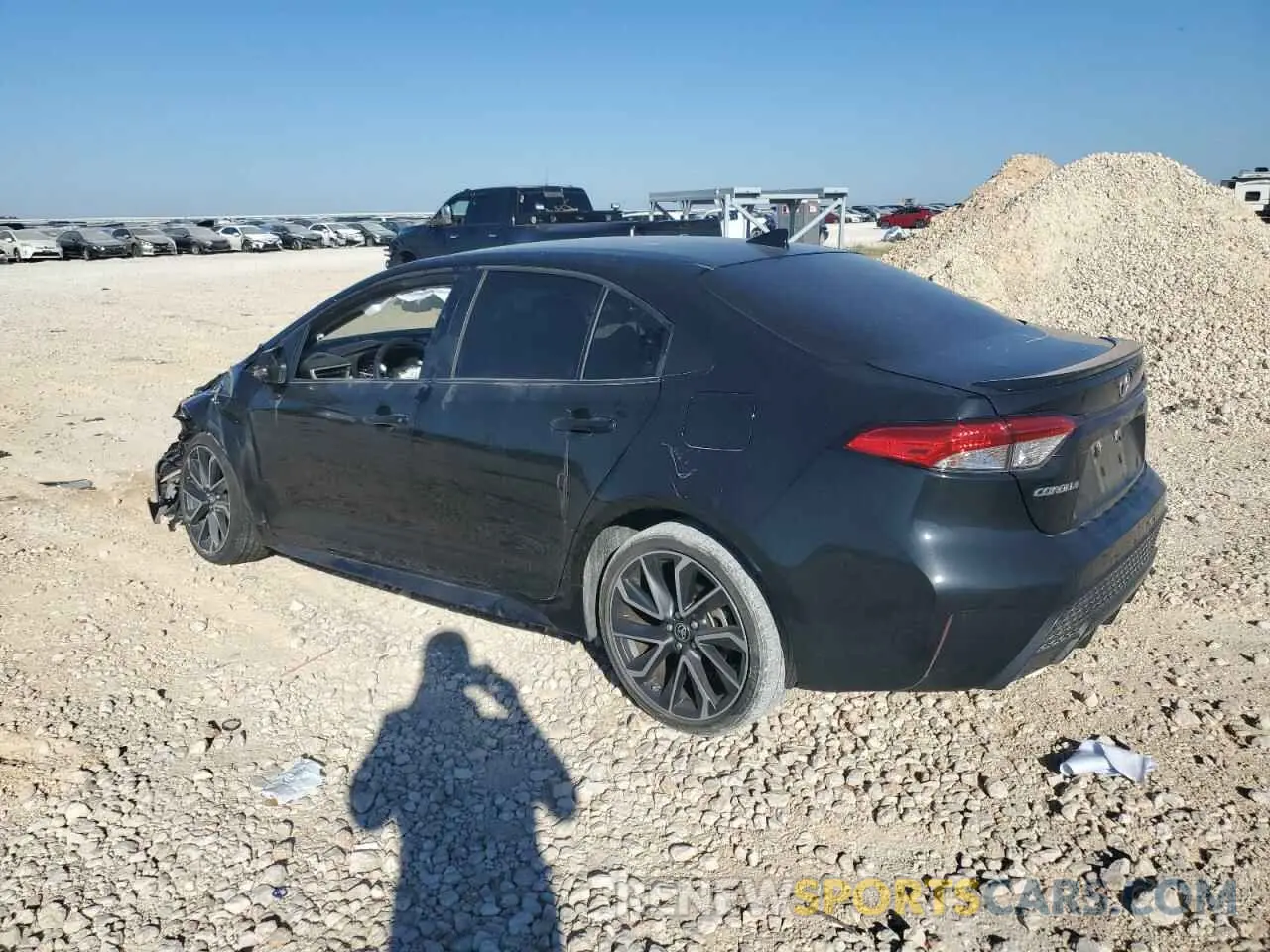 2 Photograph of a damaged car JTDS4MCE5NJ091358 TOYOTA COROLLA 2022
