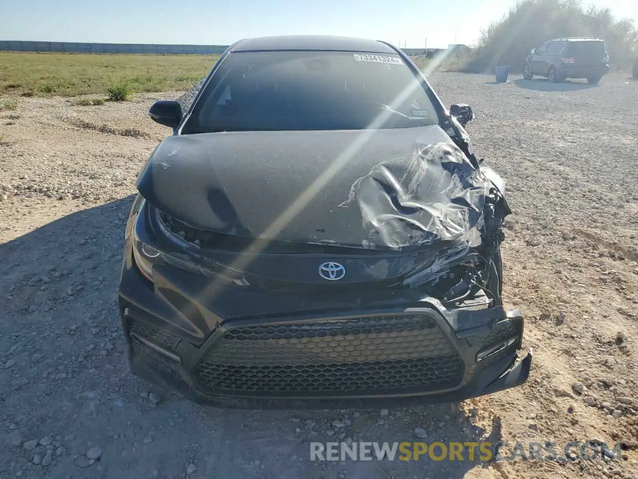 5 Photograph of a damaged car JTDS4MCE5NJ091358 TOYOTA COROLLA 2022