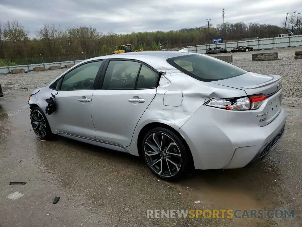 2 Photograph of a damaged car JTDS4MCE5NJ095832 TOYOTA COROLLA 2022