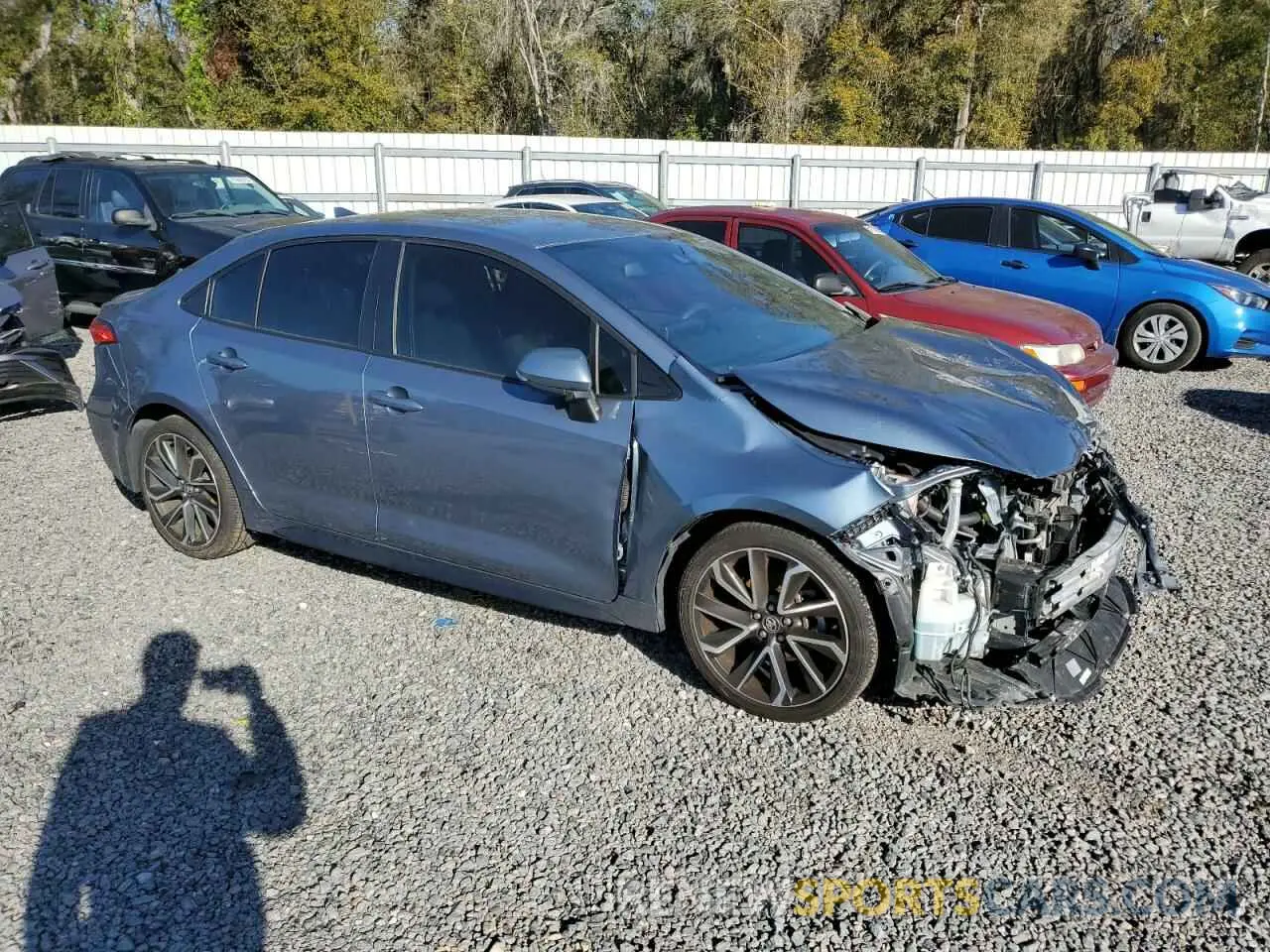 4 Photograph of a damaged car JTDS4MCE6N3502173 TOYOTA COROLLA 2022