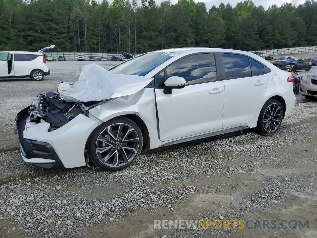 1 Photograph of a damaged car JTDS4MCE6N3503985 TOYOTA COROLLA 2022
