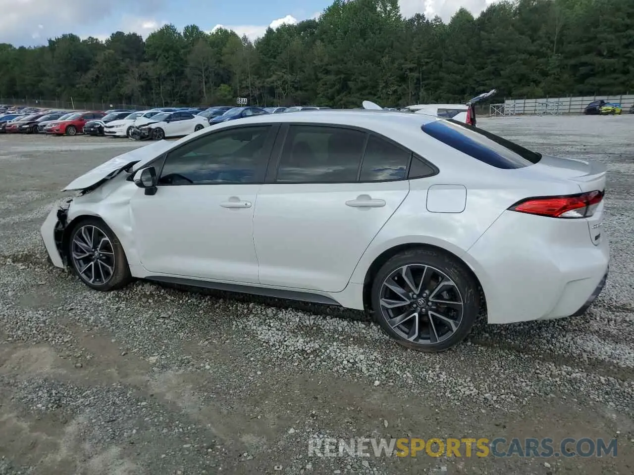 2 Photograph of a damaged car JTDS4MCE6N3503985 TOYOTA COROLLA 2022