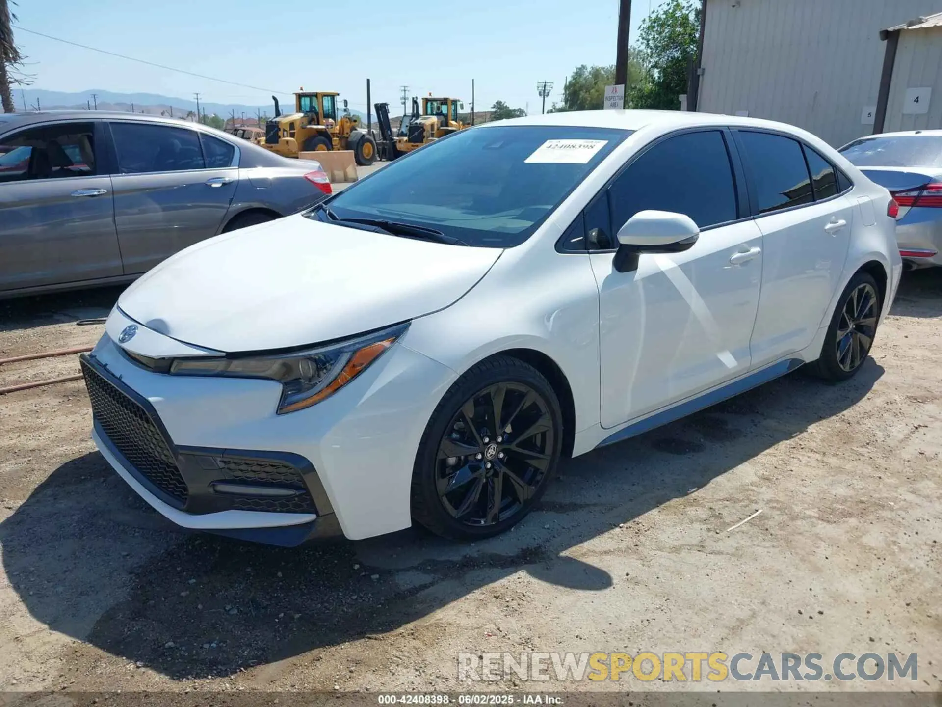 2 Photograph of a damaged car JTDS4MCE6N3505137 TOYOTA COROLLA 2022