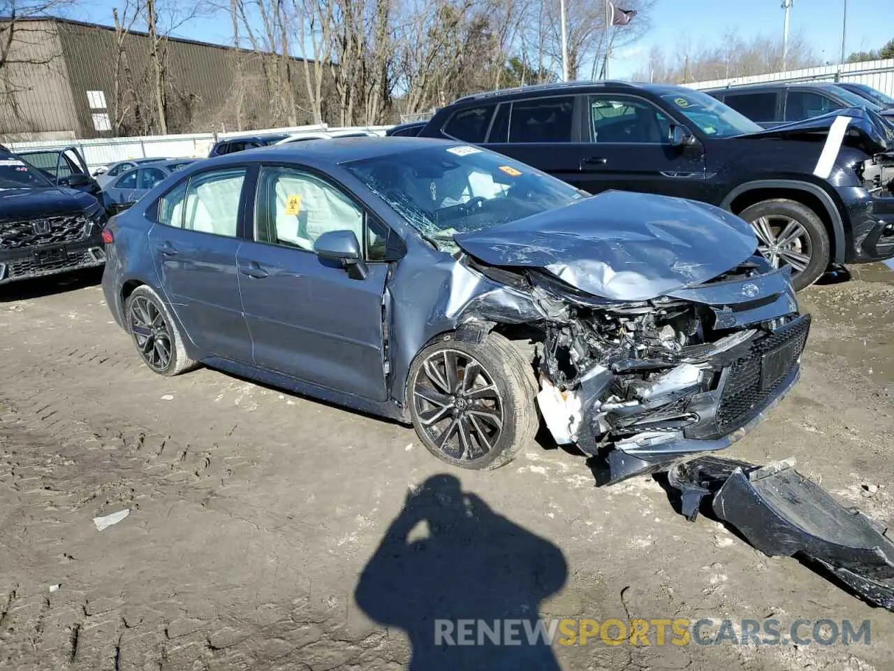 4 Photograph of a damaged car JTDS4MCE6N3510371 TOYOTA COROLLA 2022