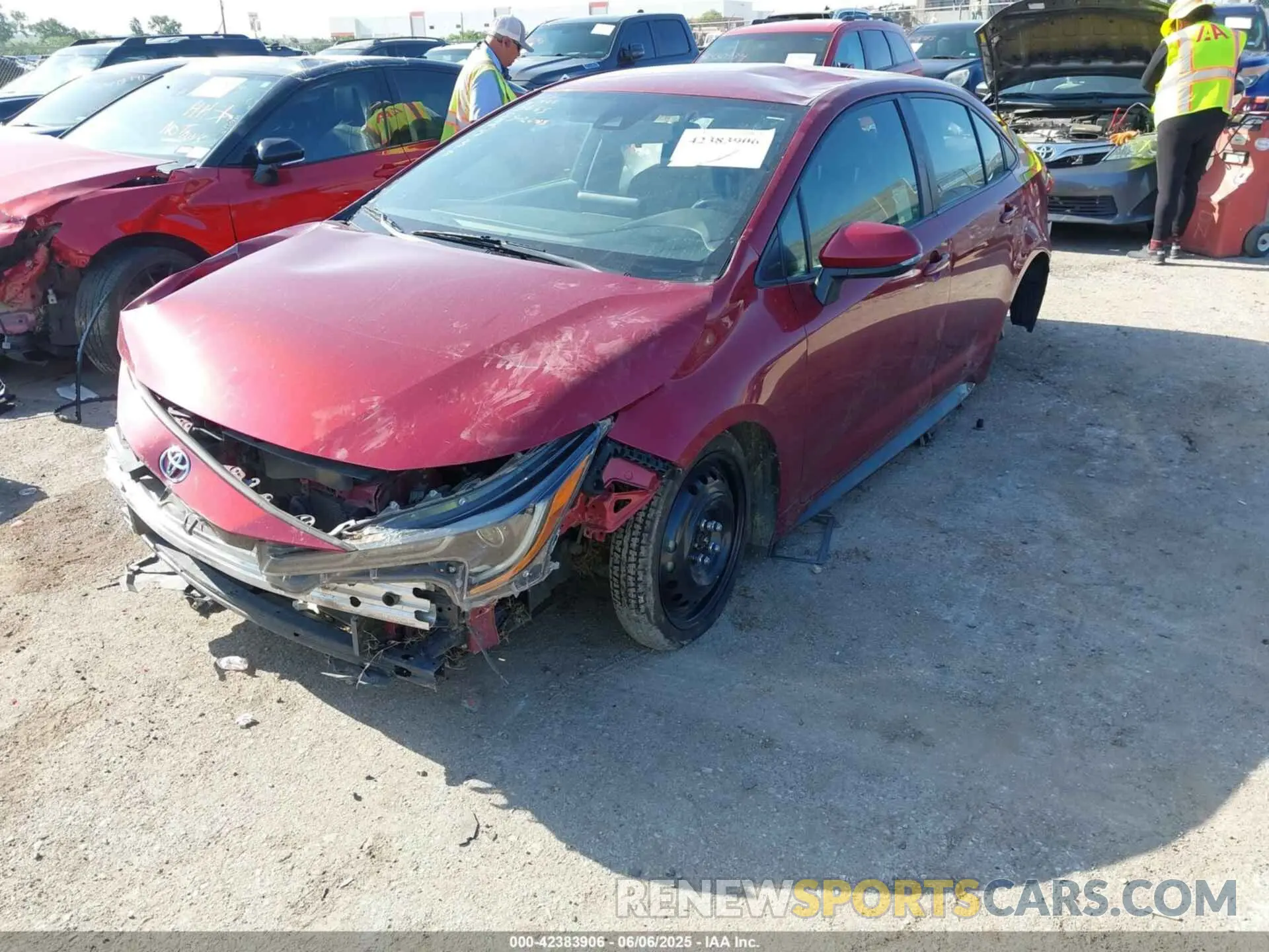 2 Photograph of a damaged car JTDS4MCE6NJ082426 TOYOTA COROLLA 2022