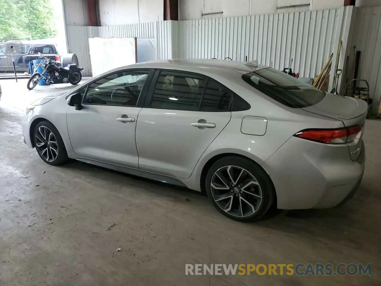 2 Photograph of a damaged car JTDS4MCE6NJ087058 TOYOTA COROLLA 2022