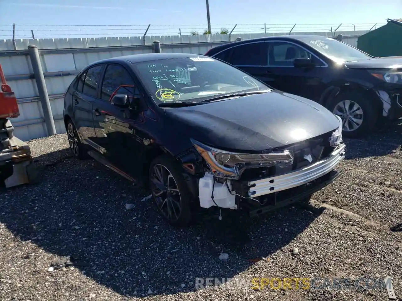 1 Photograph of a damaged car JTDS4MCE6NJ087299 TOYOTA COROLLA 2022