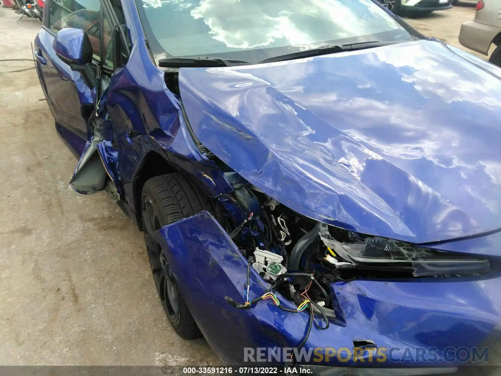 6 Photograph of a damaged car JTDS4MCE6NJ089067 TOYOTA COROLLA 2022