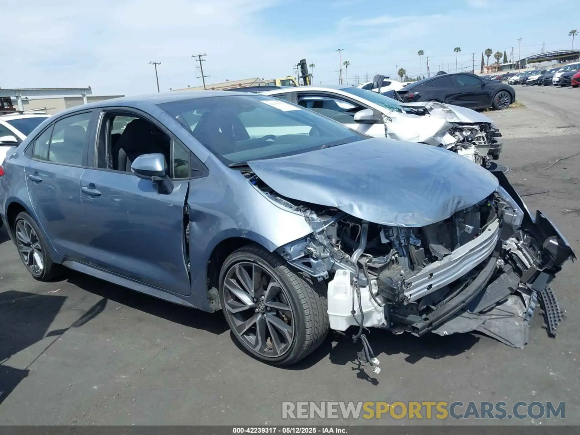 1 Photograph of a damaged car JTDS4MCE6NJ091935 TOYOTA COROLLA 2022