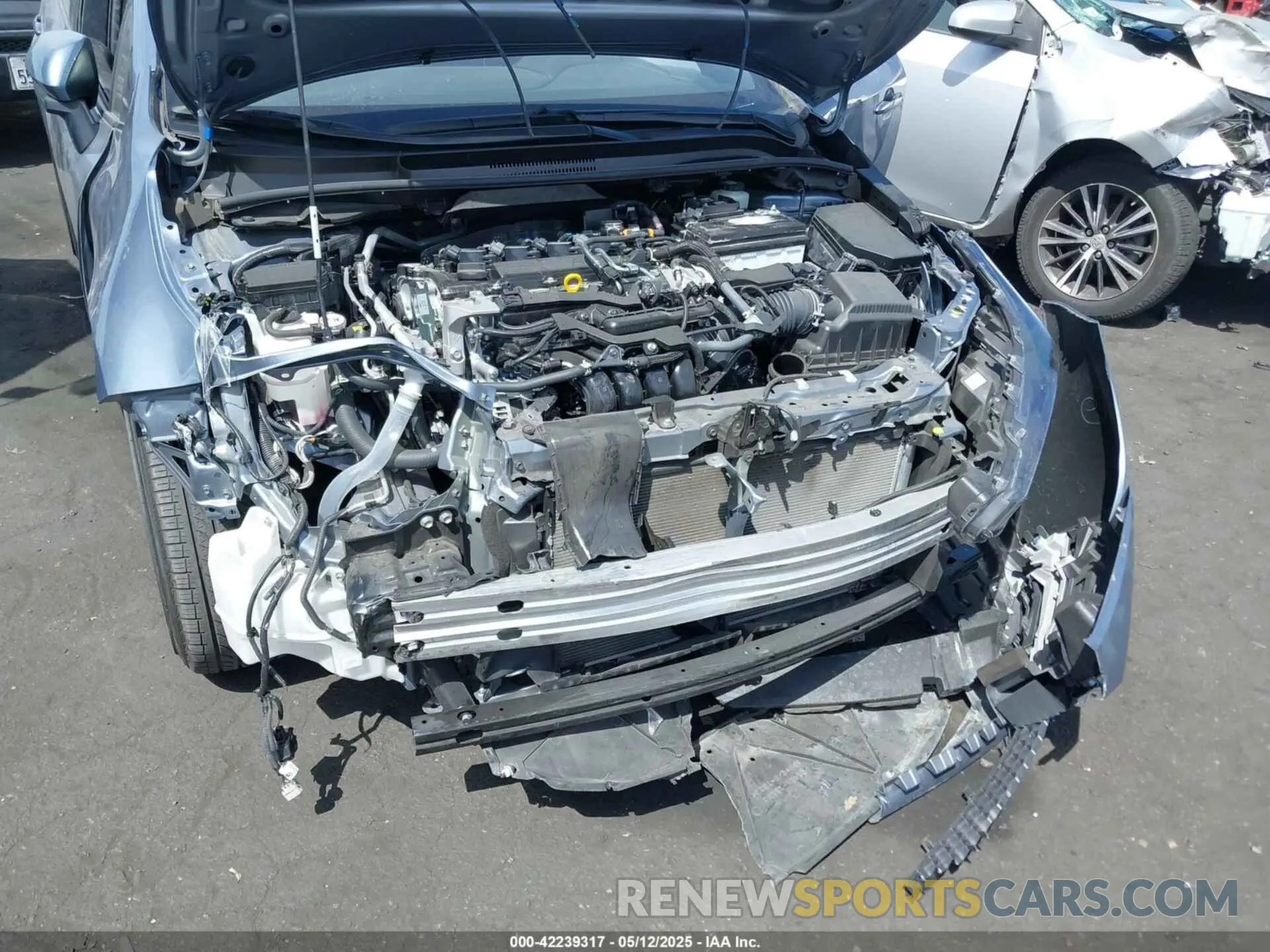6 Photograph of a damaged car JTDS4MCE6NJ091935 TOYOTA COROLLA 2022