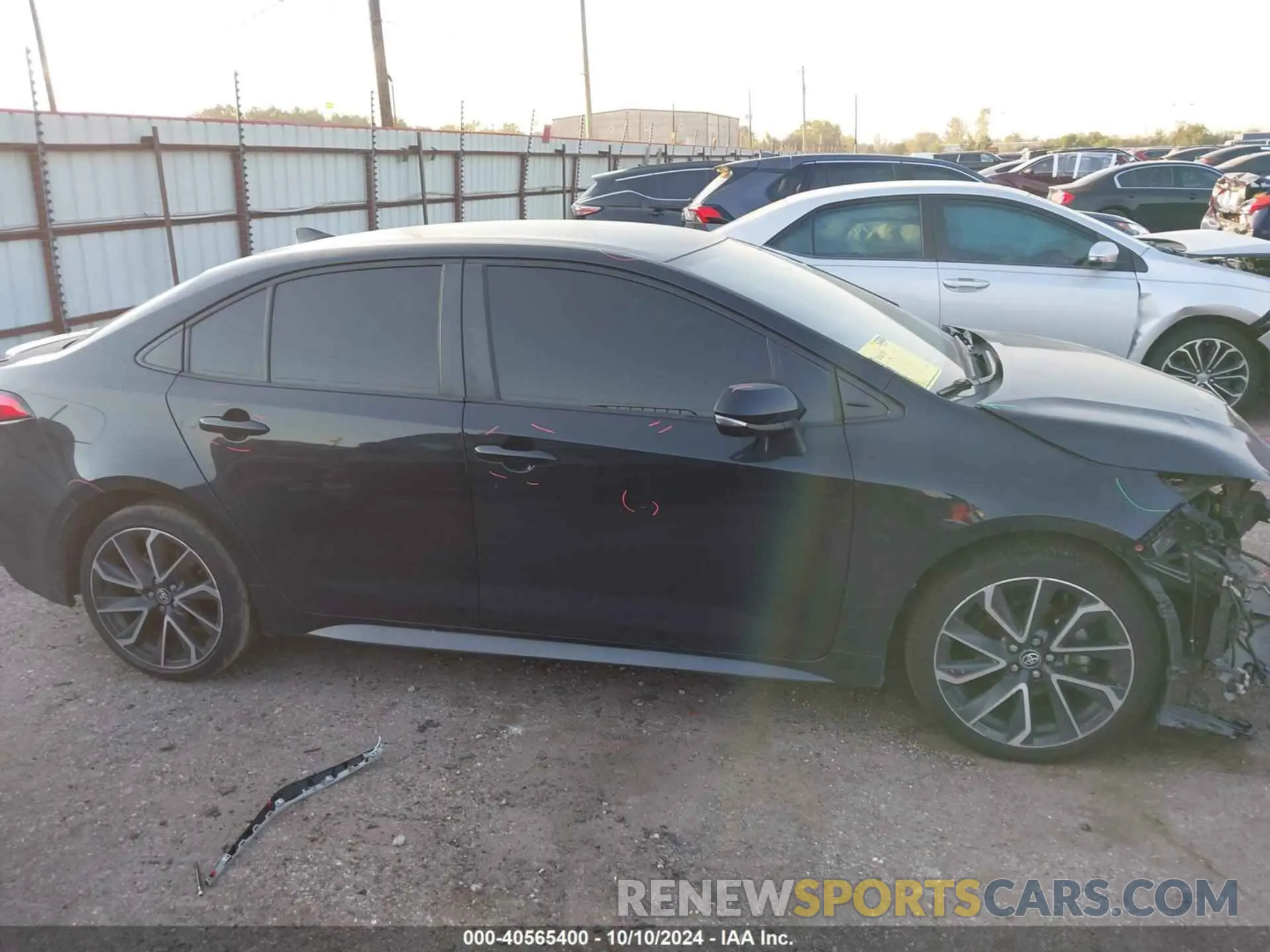 13 Photograph of a damaged car JTDS4MCE6NJ092759 TOYOTA COROLLA 2022