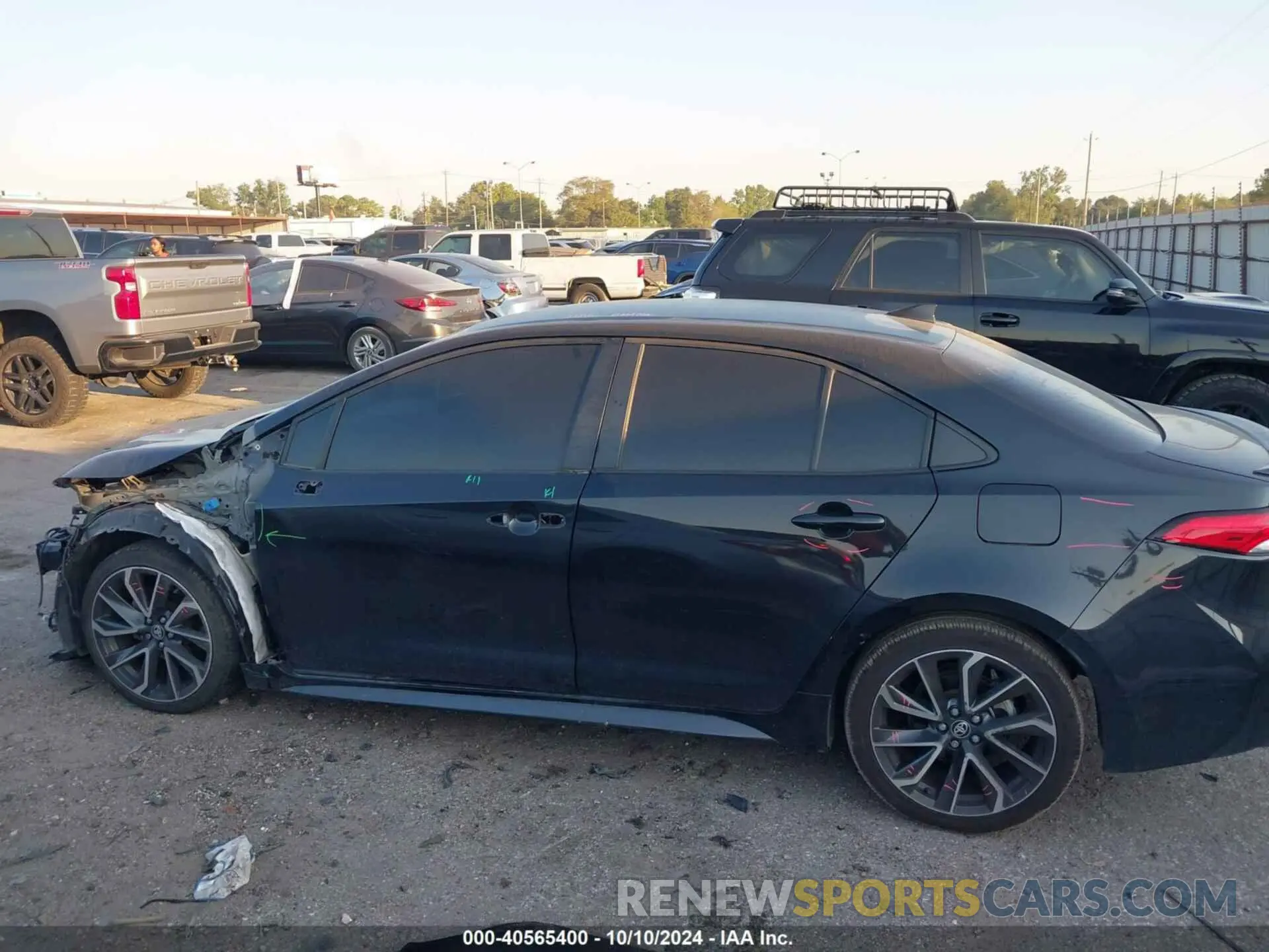 14 Photograph of a damaged car JTDS4MCE6NJ092759 TOYOTA COROLLA 2022
