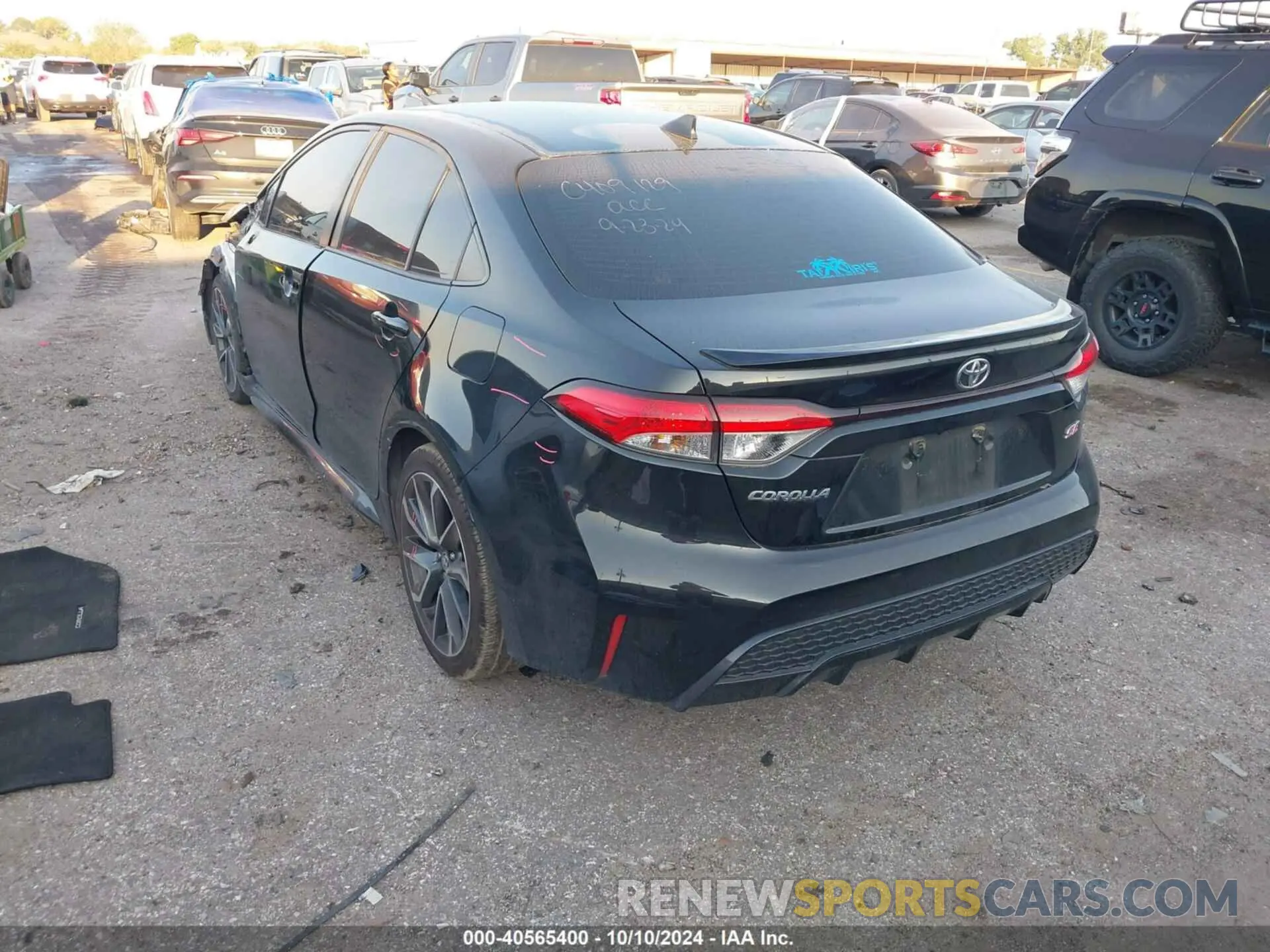 3 Photograph of a damaged car JTDS4MCE6NJ092759 TOYOTA COROLLA 2022