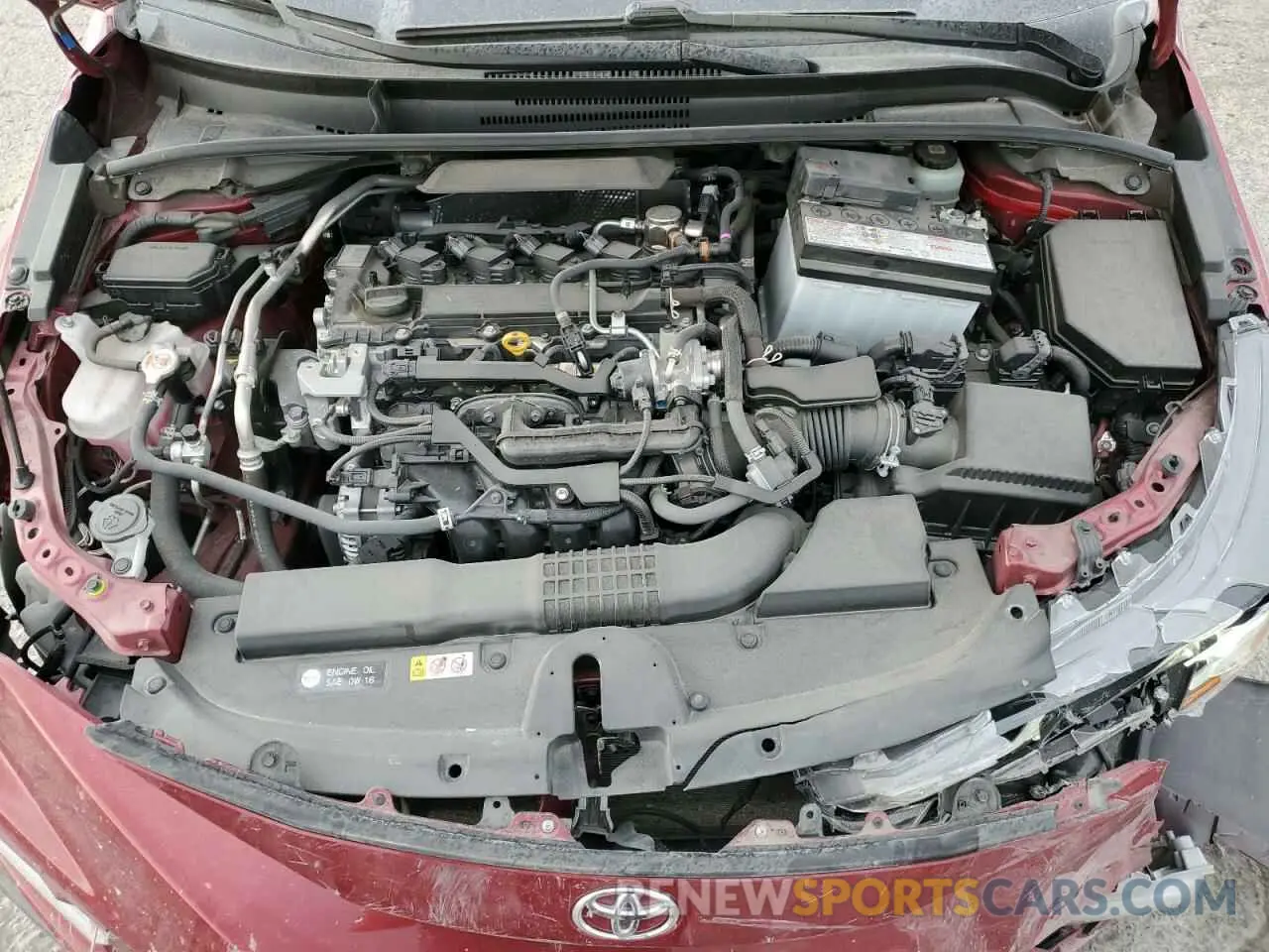 12 Photograph of a damaged car JTDS4MCE6NJ093443 TOYOTA COROLLA 2022