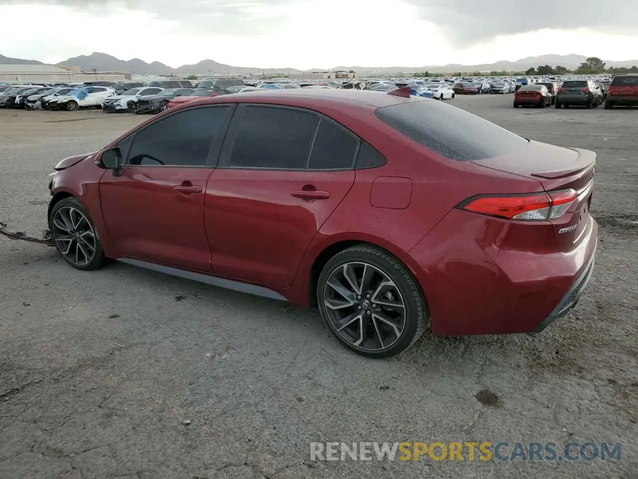 2 Photograph of a damaged car JTDS4MCE6NJ093443 TOYOTA COROLLA 2022