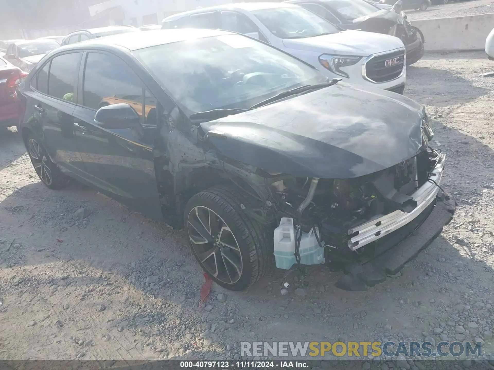 1 Photograph of a damaged car JTDS4MCE6NJ095581 TOYOTA COROLLA 2022