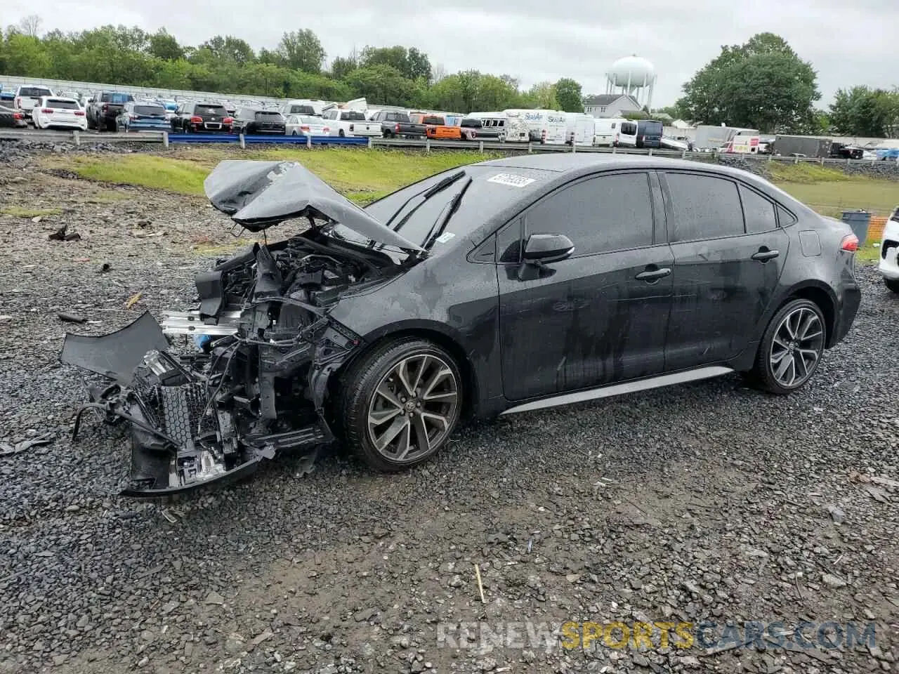 1 Photograph of a damaged car JTDS4MCE6NJ098612 TOYOTA COROLLA 2022