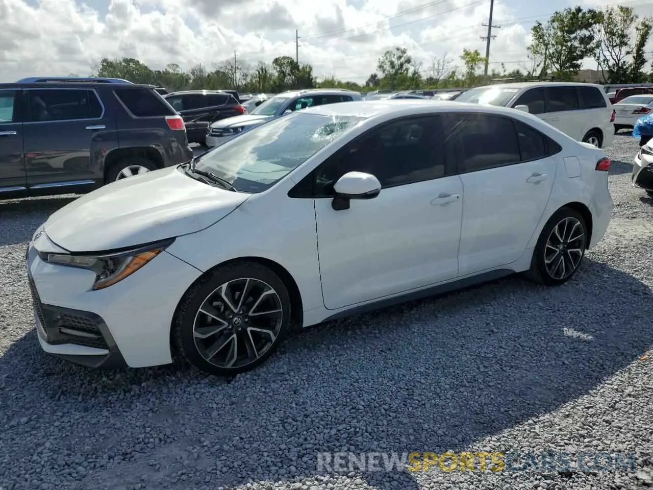 1 Photograph of a damaged car JTDS4MCE7N3502392 TOYOTA COROLLA 2022
