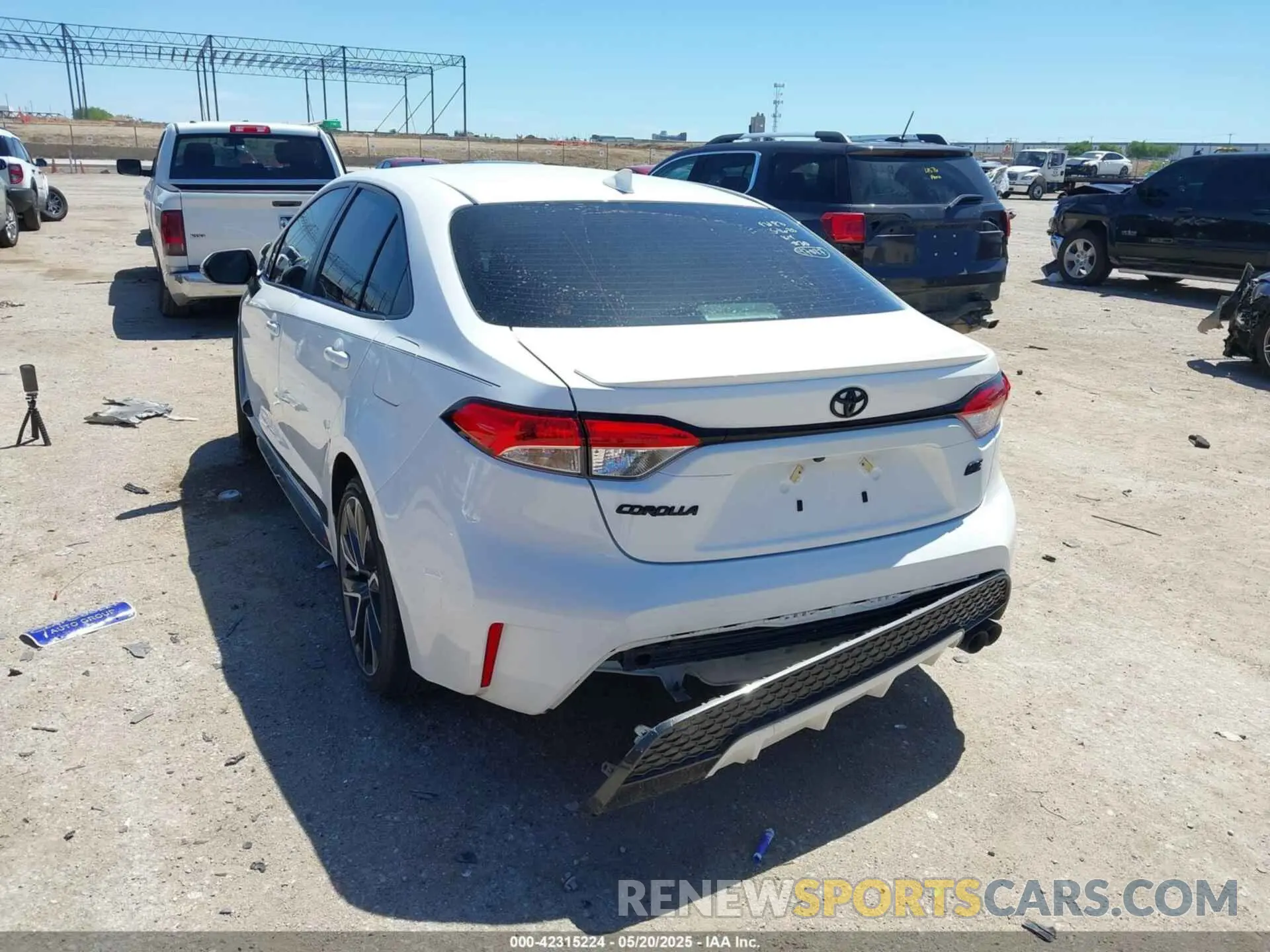 3 Photograph of a damaged car JTDS4MCE7N3502408 TOYOTA COROLLA 2022