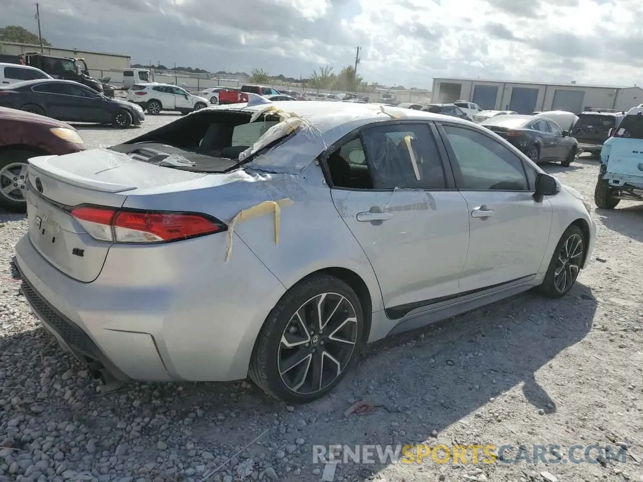3 Photograph of a damaged car JTDS4MCE7N3503526 TOYOTA COROLLA 2022