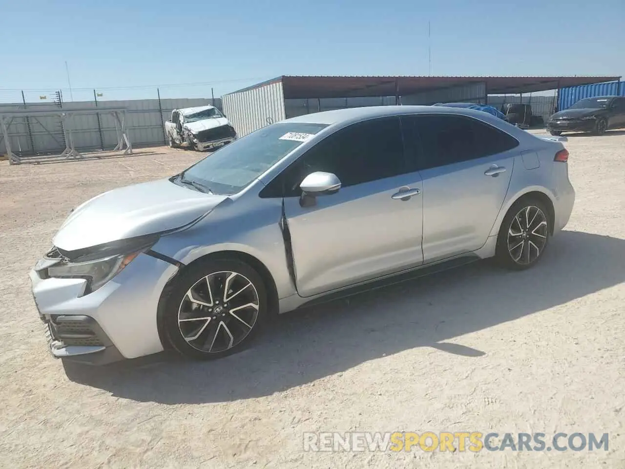 1 Photograph of a damaged car JTDS4MCE7N3509083 TOYOTA COROLLA 2022
