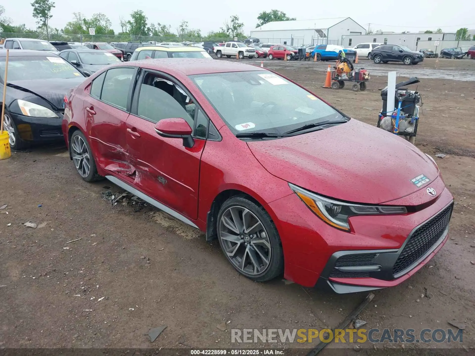 1 Photograph of a damaged car JTDS4MCE7NJ082418 TOYOTA COROLLA 2022