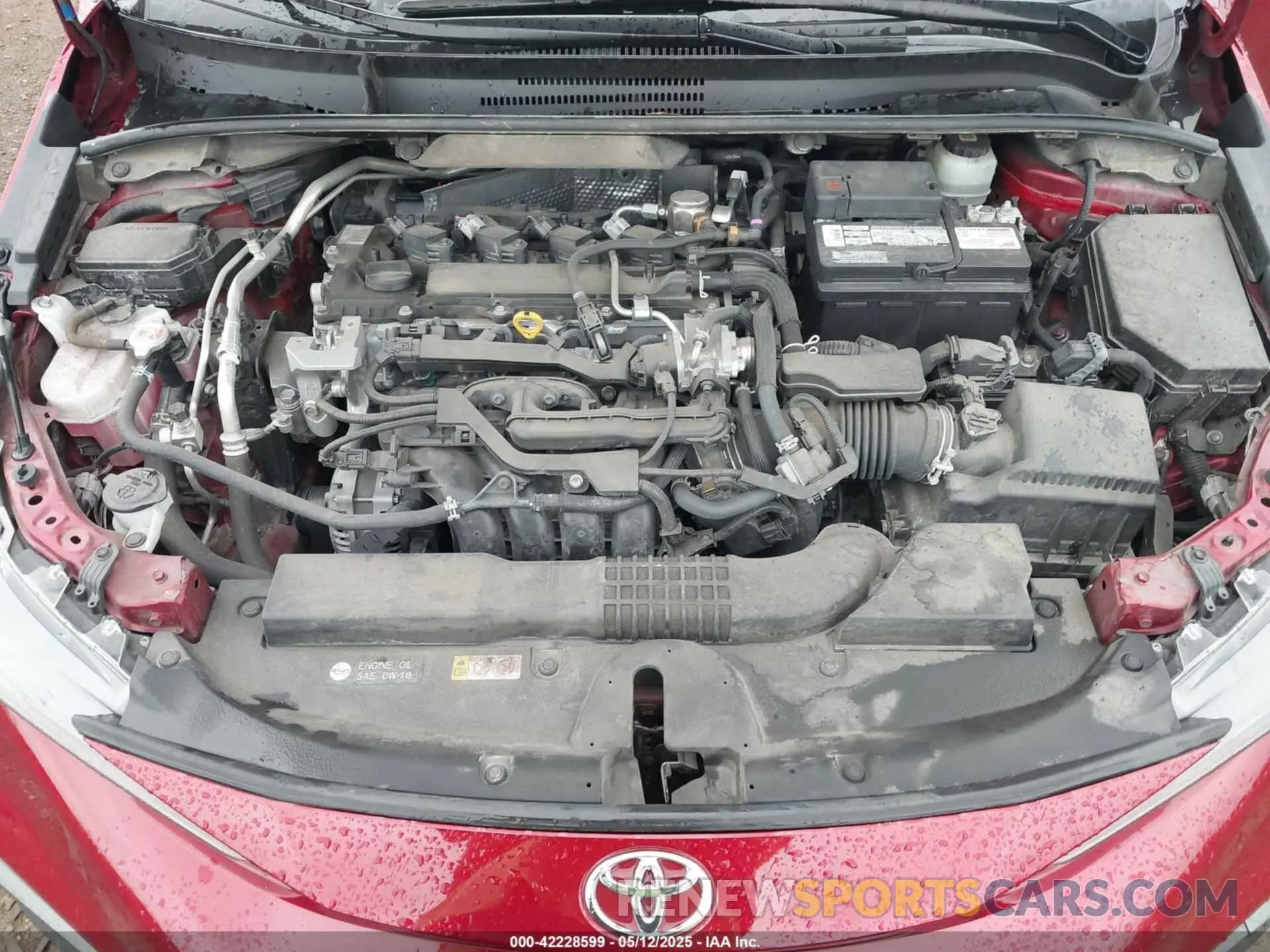 10 Photograph of a damaged car JTDS4MCE7NJ082418 TOYOTA COROLLA 2022