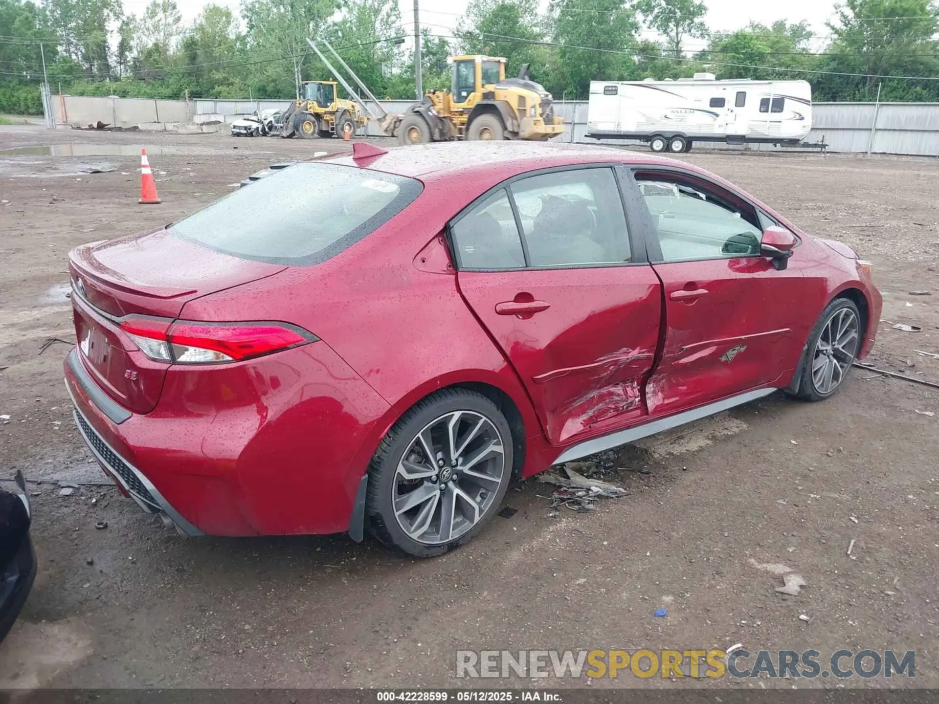 4 Photograph of a damaged car JTDS4MCE7NJ082418 TOYOTA COROLLA 2022
