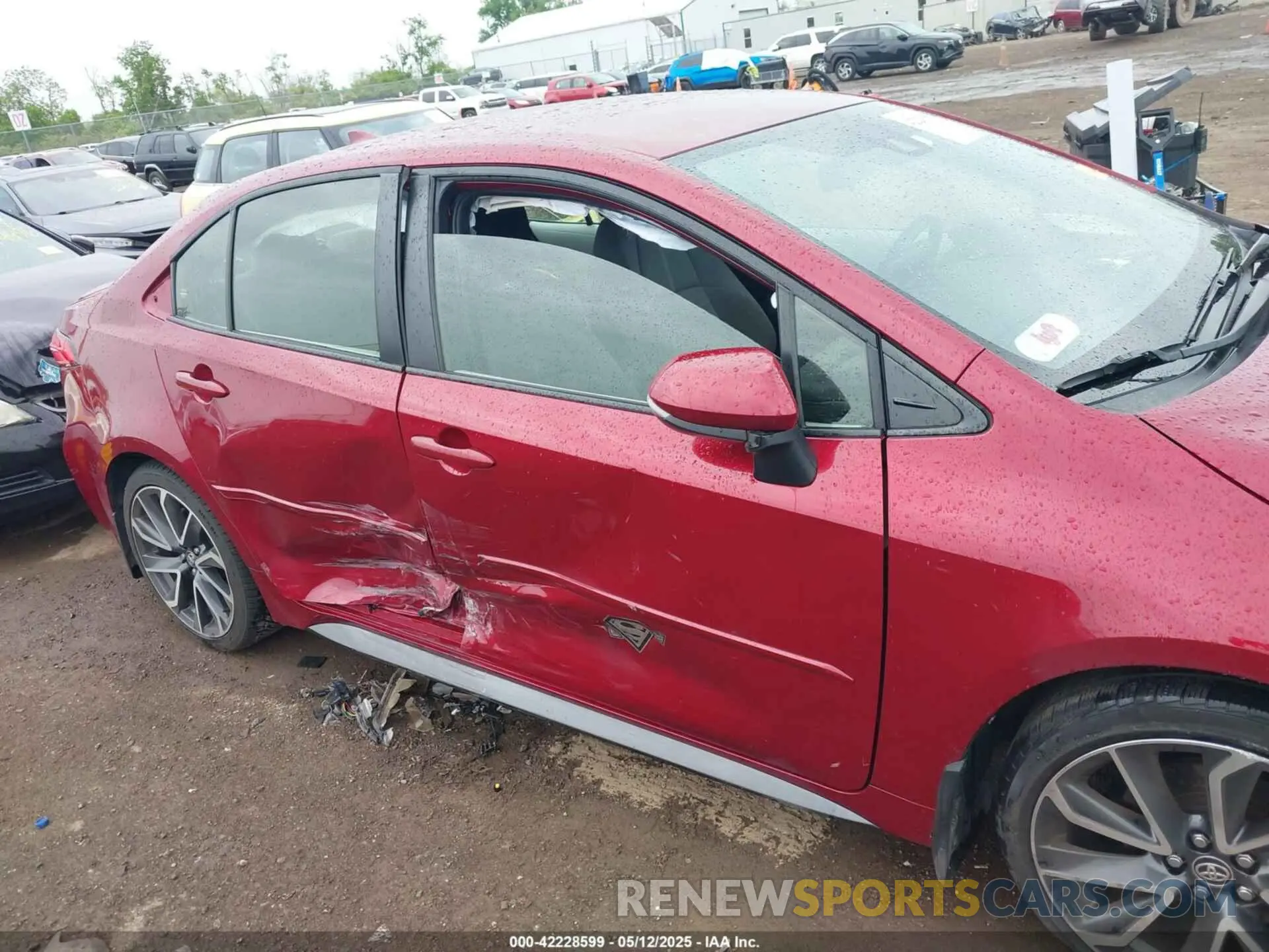 6 Photograph of a damaged car JTDS4MCE7NJ082418 TOYOTA COROLLA 2022