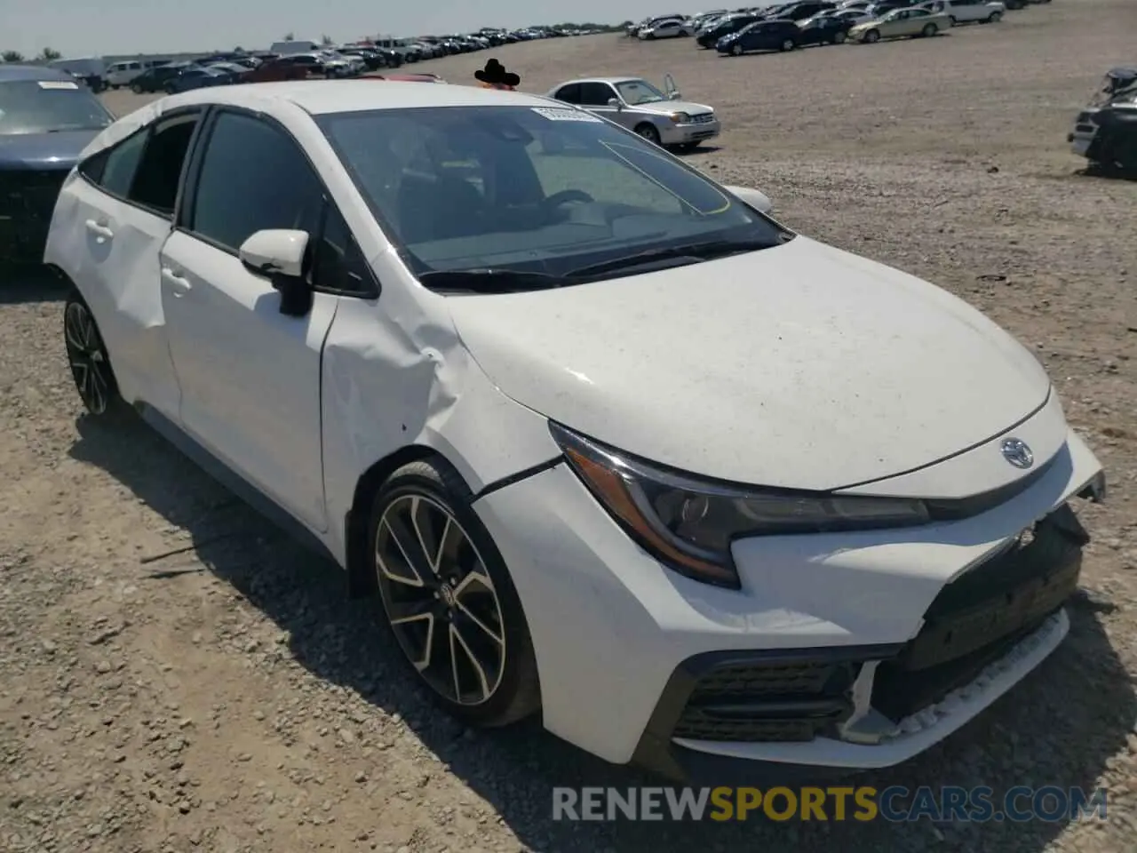 1 Photograph of a damaged car JTDS4MCE7NJ083598 TOYOTA COROLLA 2022