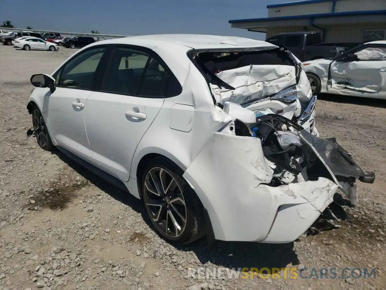 3 Photograph of a damaged car JTDS4MCE7NJ083598 TOYOTA COROLLA 2022