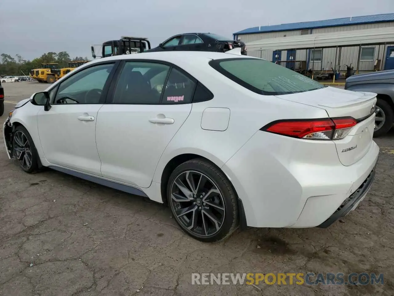 2 Photograph of a damaged car JTDS4MCE7NJ089059 TOYOTA COROLLA 2022