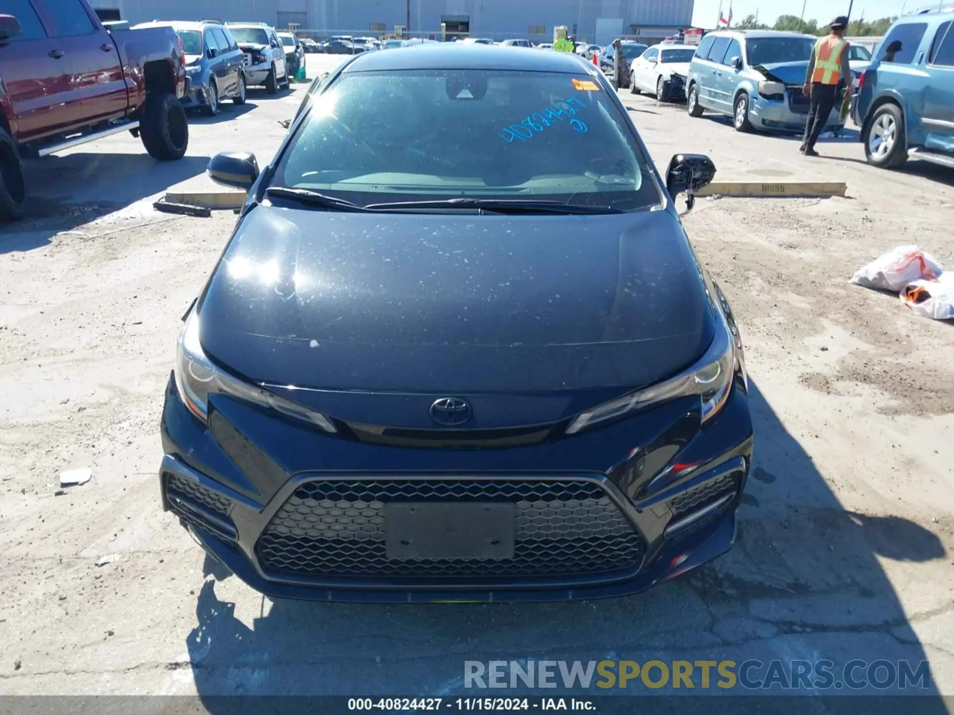 12 Photograph of a damaged car JTDS4MCE7NJ093371 TOYOTA COROLLA 2022