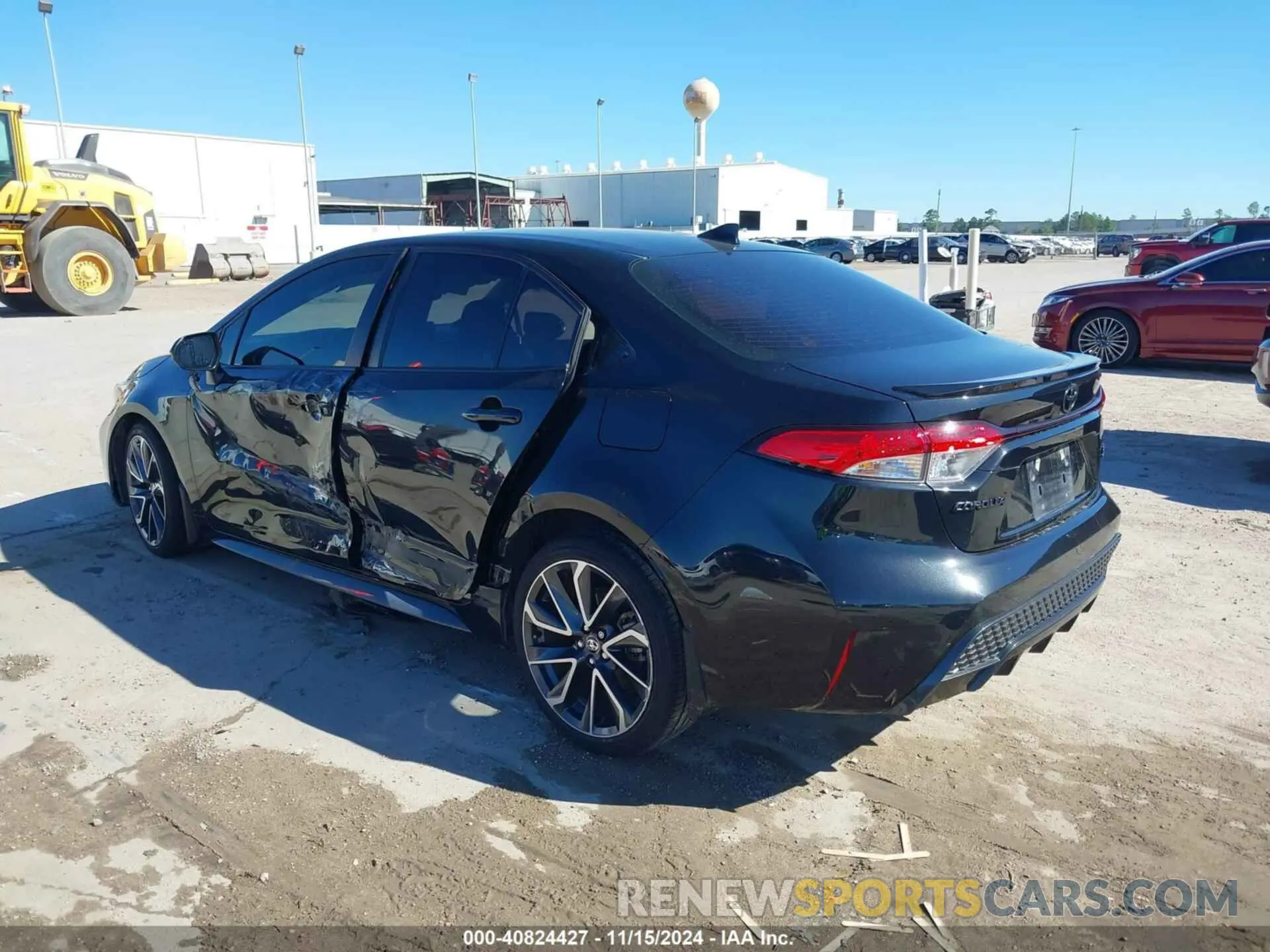 3 Photograph of a damaged car JTDS4MCE7NJ093371 TOYOTA COROLLA 2022