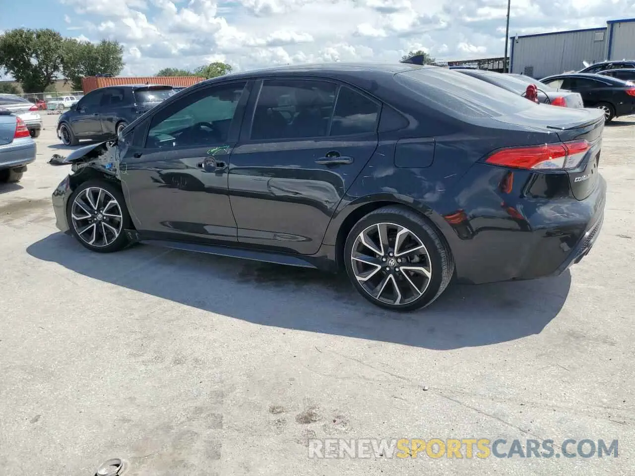 2 Photograph of a damaged car JTDS4MCE7NJ094052 TOYOTA COROLLA 2022