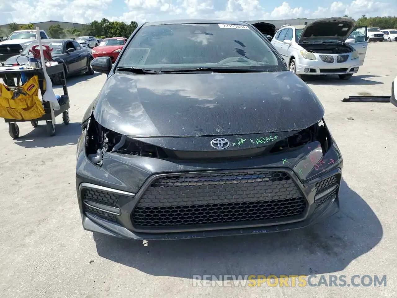 5 Photograph of a damaged car JTDS4MCE7NJ094052 TOYOTA COROLLA 2022