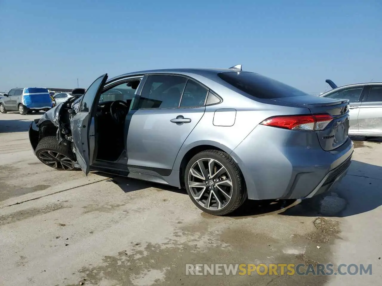 2 Photograph of a damaged car JTDS4MCE7NJ097551 TOYOTA COROLLA 2022